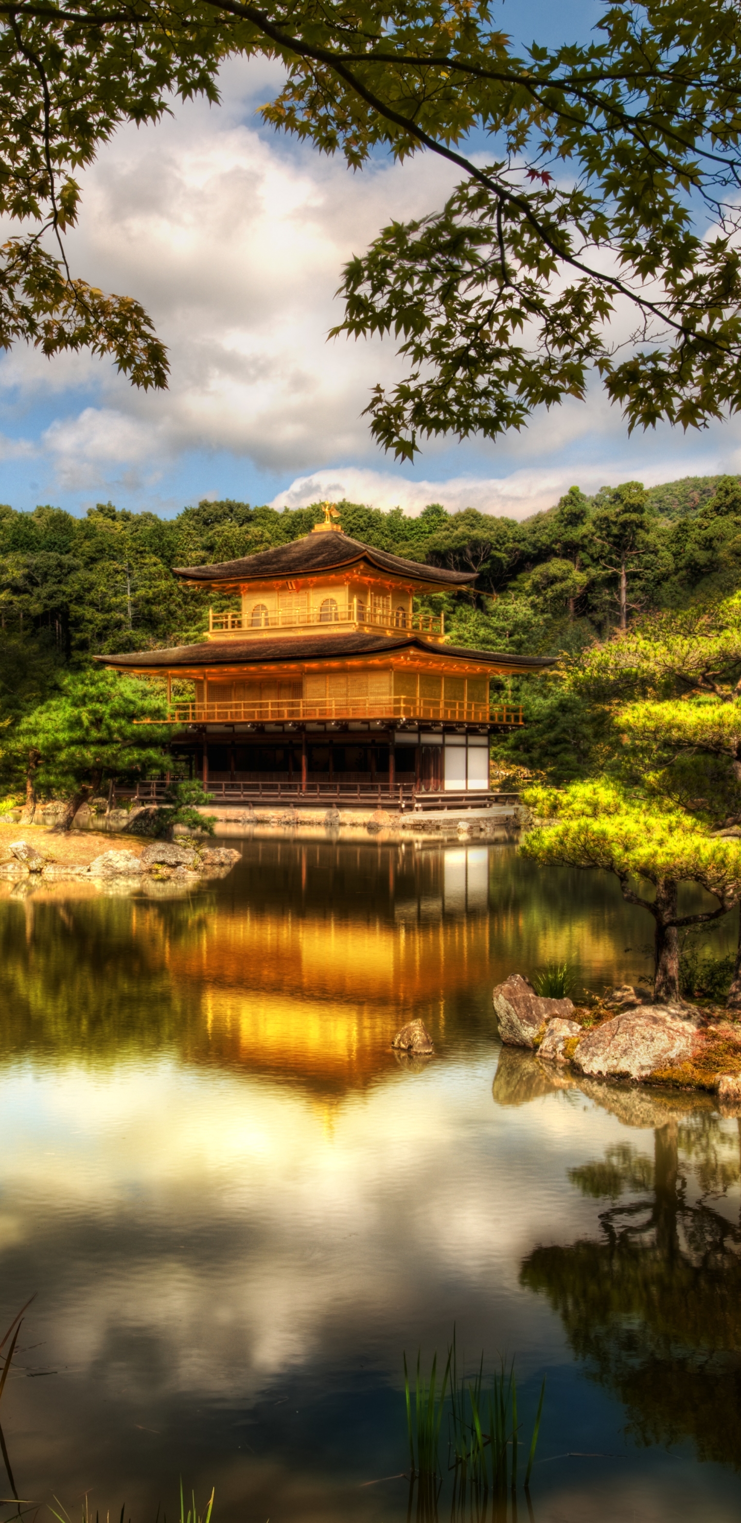 1146808 descargar fondo de pantalla religioso, kinkaku ji, kioto, japón, templos: protectores de pantalla e imágenes gratis