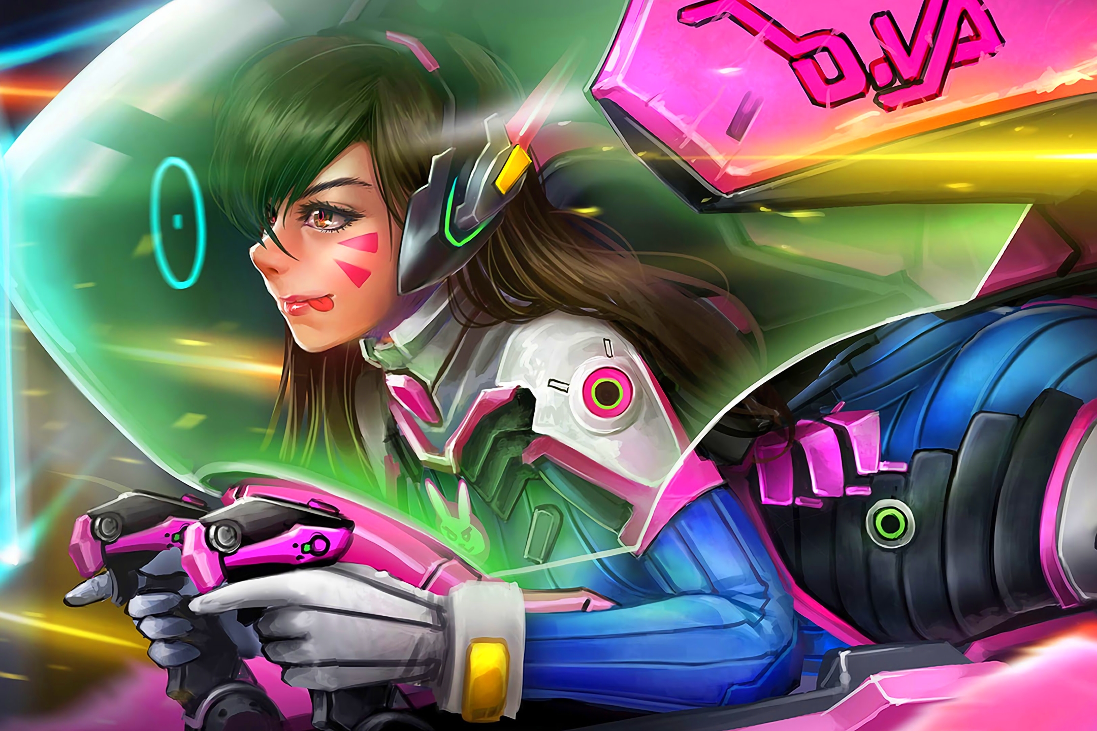 Download mobile wallpaper Overwatch, Video Game, D Va (Overwatch) for free.