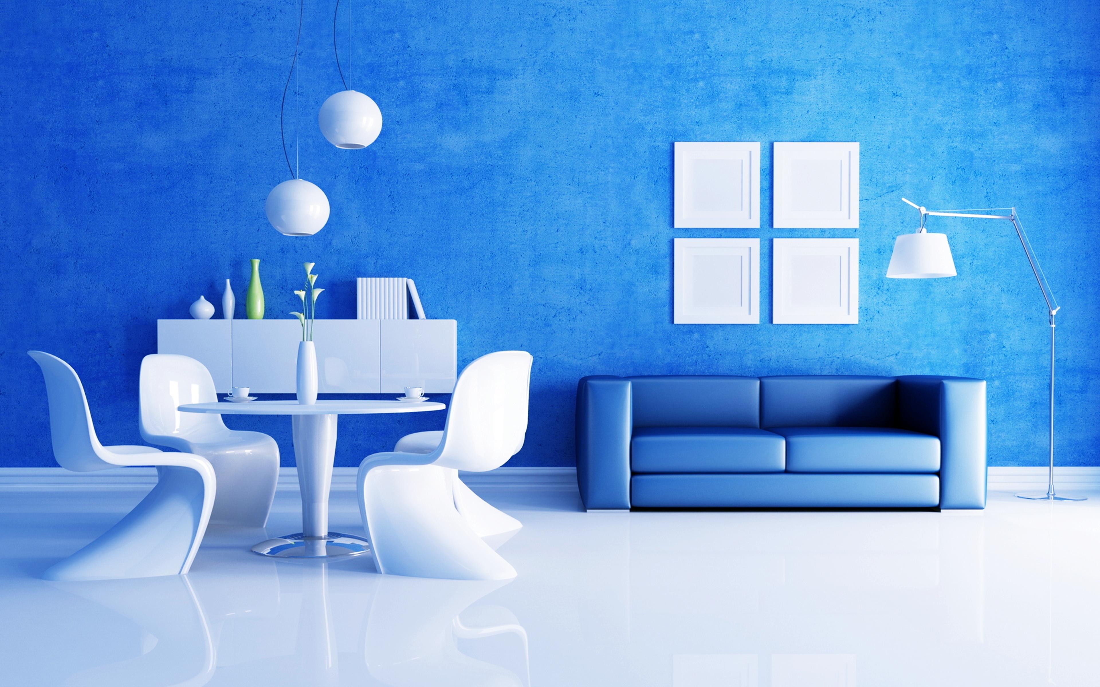 688553 descargar imagen diseño, hecho por el hombre, habitación, azul, interior, sala de estar, blanco: fondos de pantalla y protectores de pantalla gratis