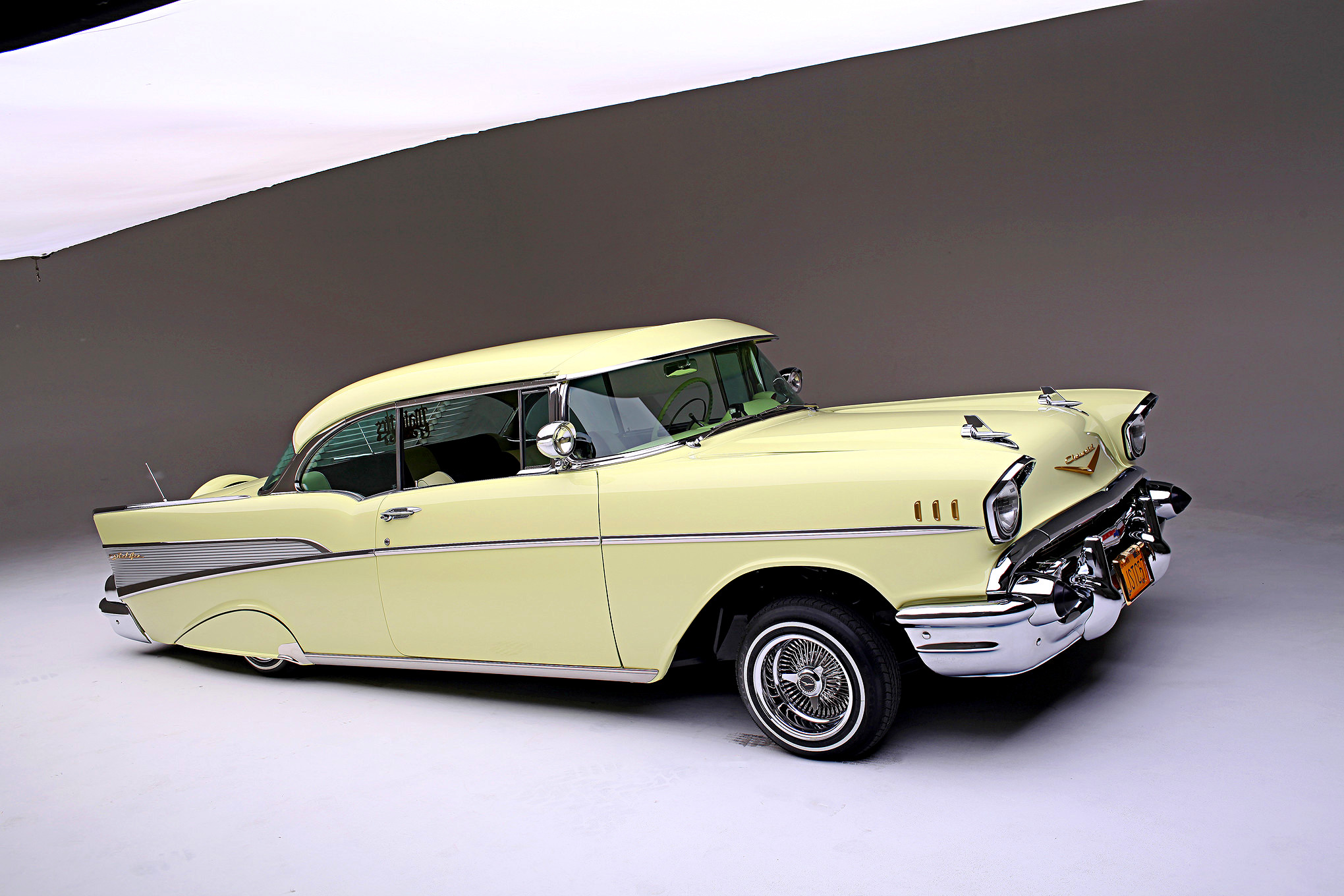 Téléchargez des papiers peints mobile Lowrider, Véhicules, 1957 Chevrolet Bel Air, Chevrolet Bel Air gratuitement.