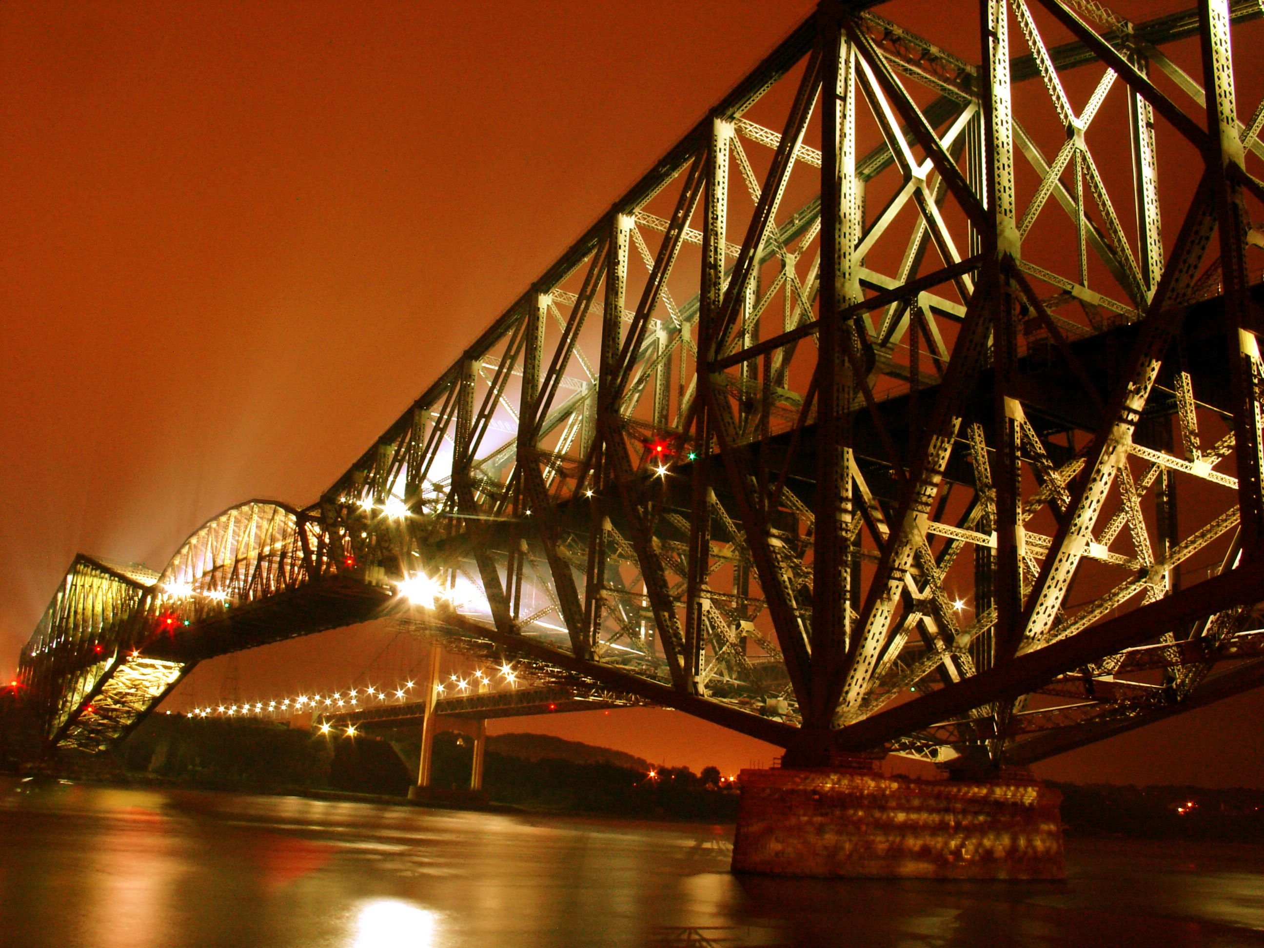 Download mobile wallpaper Quebec Bridge, Bridge, Bridges, Man Made for free.