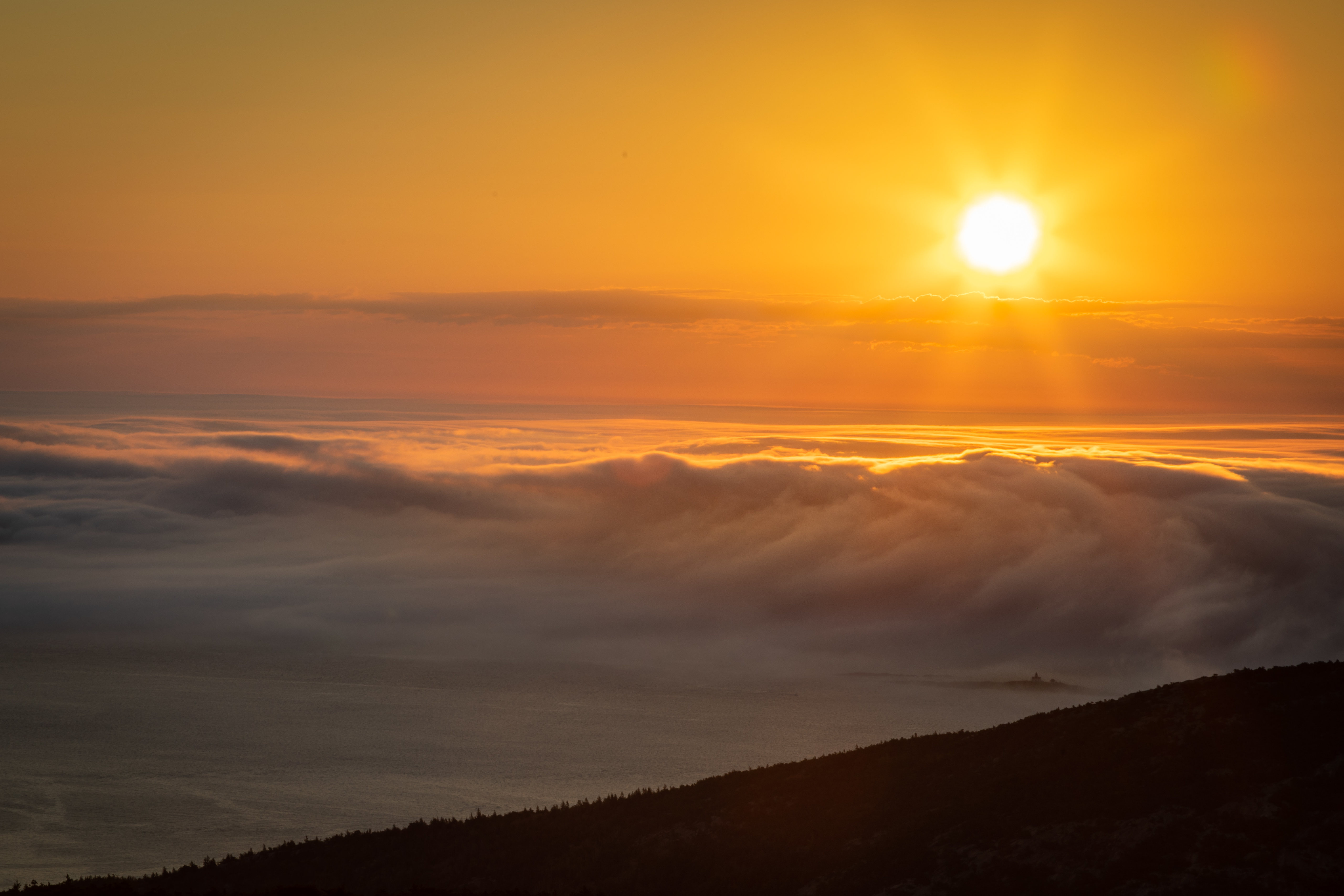 Laden Sie das Natur, Sunset, Sun, Clouds, Nebel-Bild kostenlos auf Ihren PC-Desktop herunter
