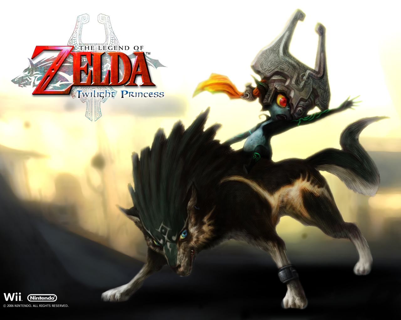 video game, link, midna (the legend of zelda), wolf link, zelda, the legend of zelda: twilight princess