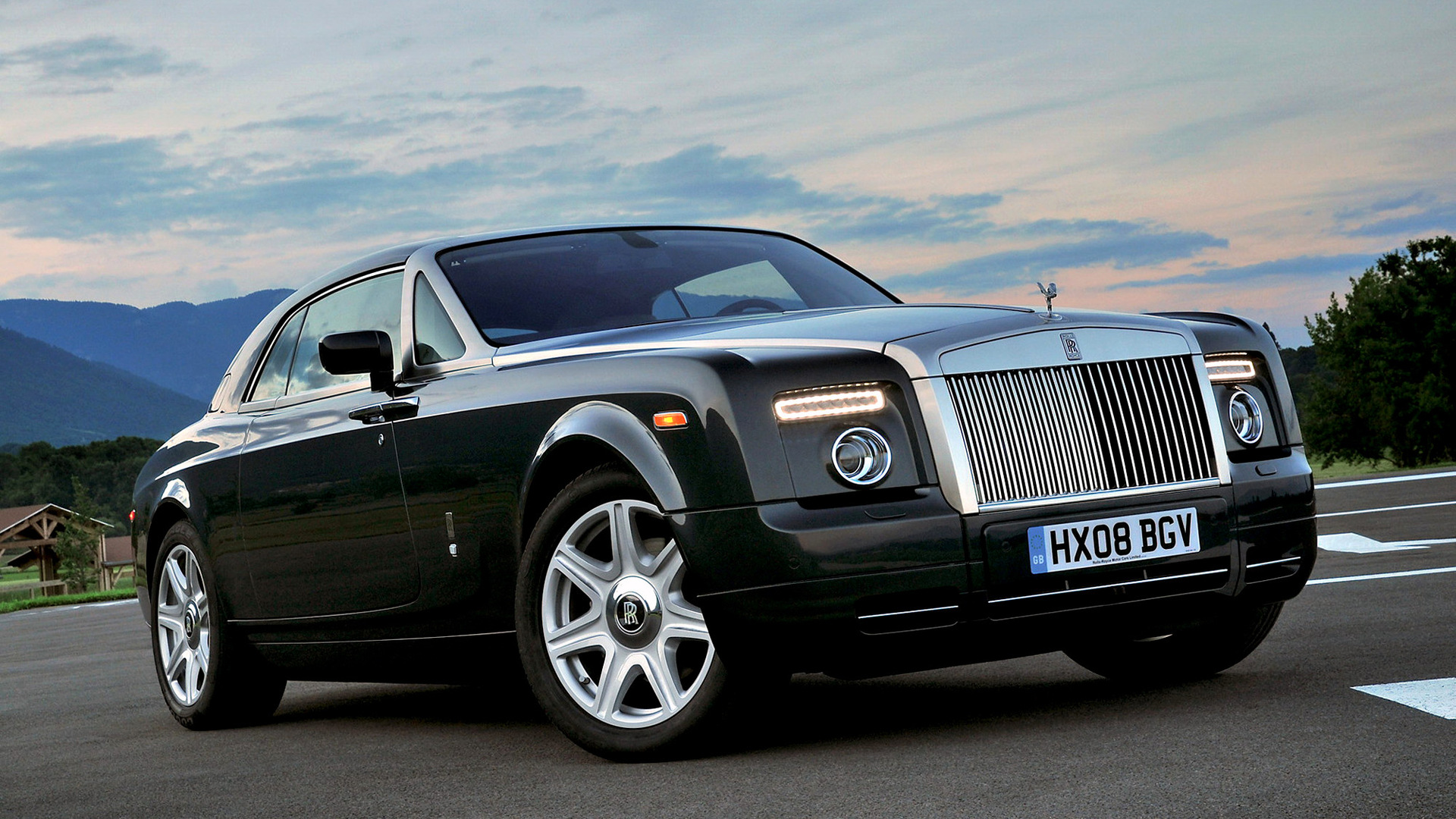 Handy-Wallpaper Rolls Royce, Autos, Fahrzeuge, Schwarzes Auto, Auto In Voller Größe, Rolls Royce Phantom Coupé kostenlos herunterladen.