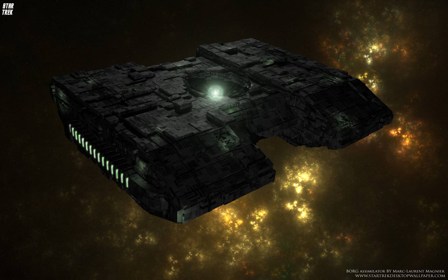 Handy-Wallpaper Borg (Raumschiff Enterprise), Star Trek, Nebel, Science Fiction kostenlos herunterladen.