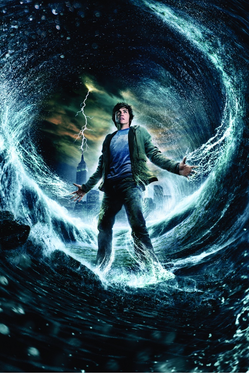 Handy-Wallpaper Männer, Sea, Percy Jackson & The Olympioniken: The Lightning Thief, Menschen, Blitz kostenlos herunterladen.