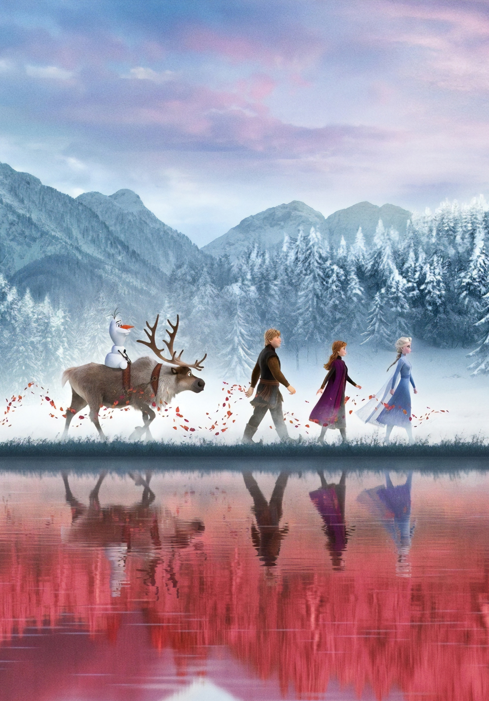 Descarga gratuita de fondo de pantalla para móvil de Películas, Ana (Congelada), Elsa (Congelada), Kristoff (Congelado), Olaf (Congelado), Sven (Congelado), Congelado 2.