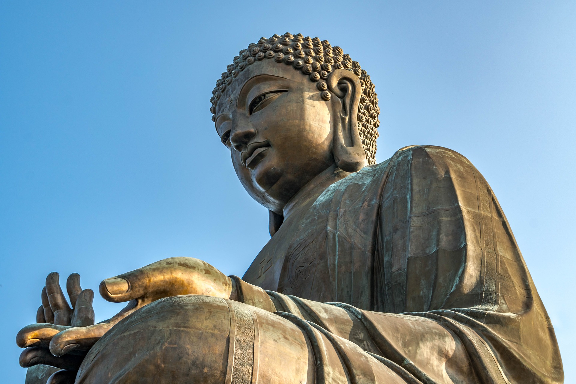 Завантажити шпалери безкоштовно Будда, Статуя, Релігійний картинка на робочий стіл ПК