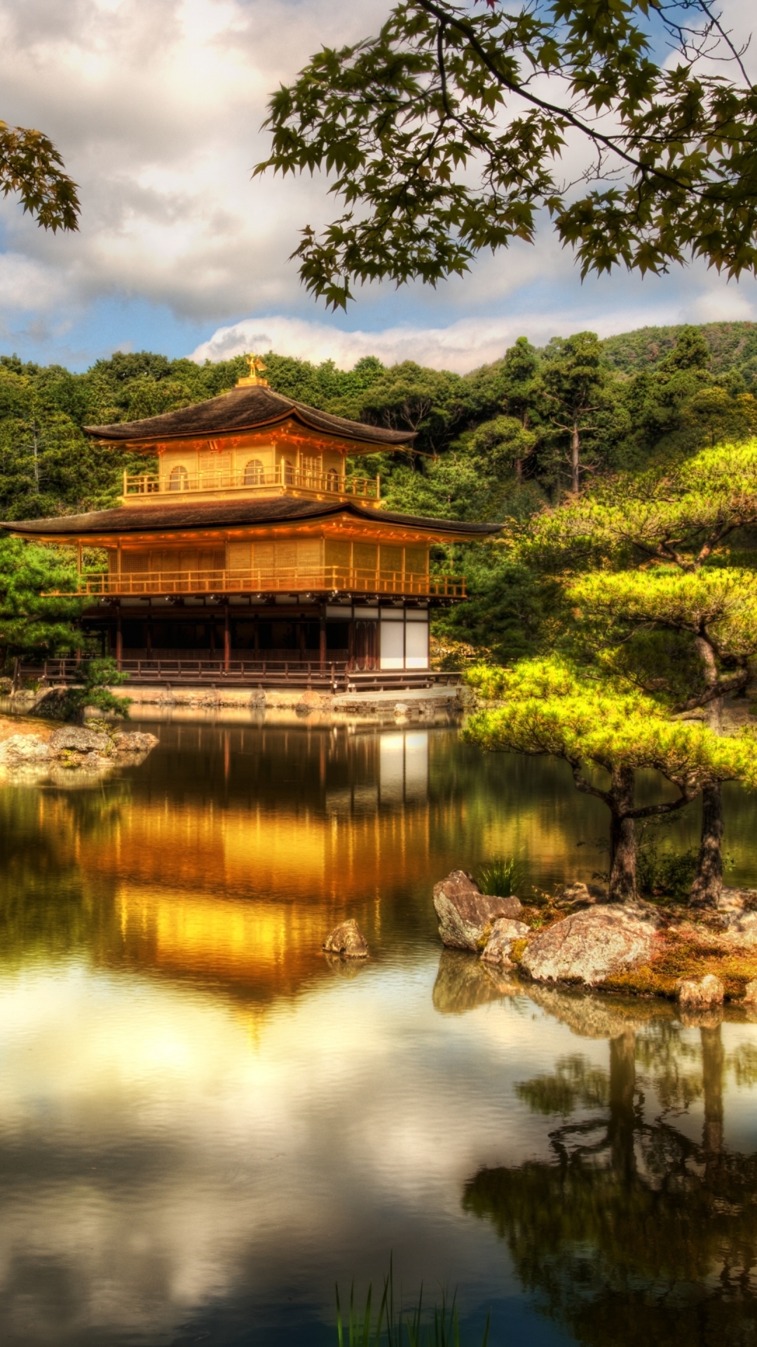 1103972 Hintergrundbild herunterladen religiös, kinkaku ji, tempel - Bildschirmschoner und Bilder kostenlos
