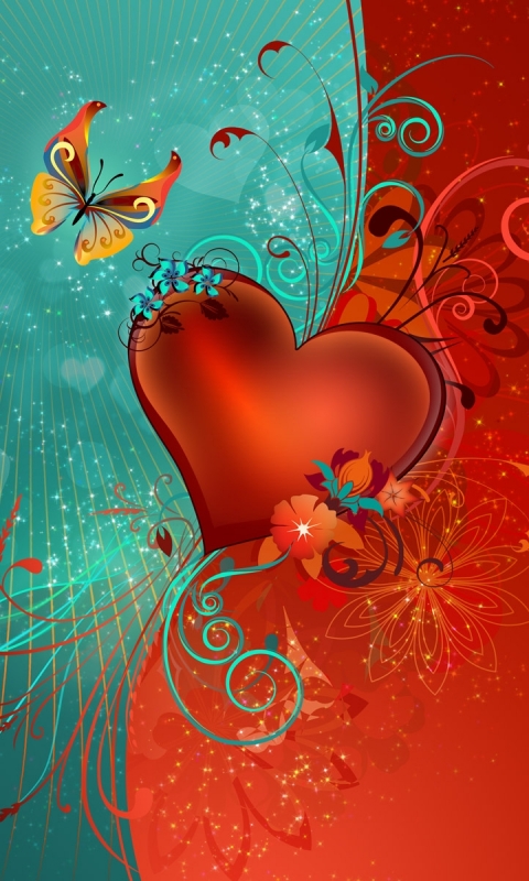 Download mobile wallpaper Heart, Artistic for free.