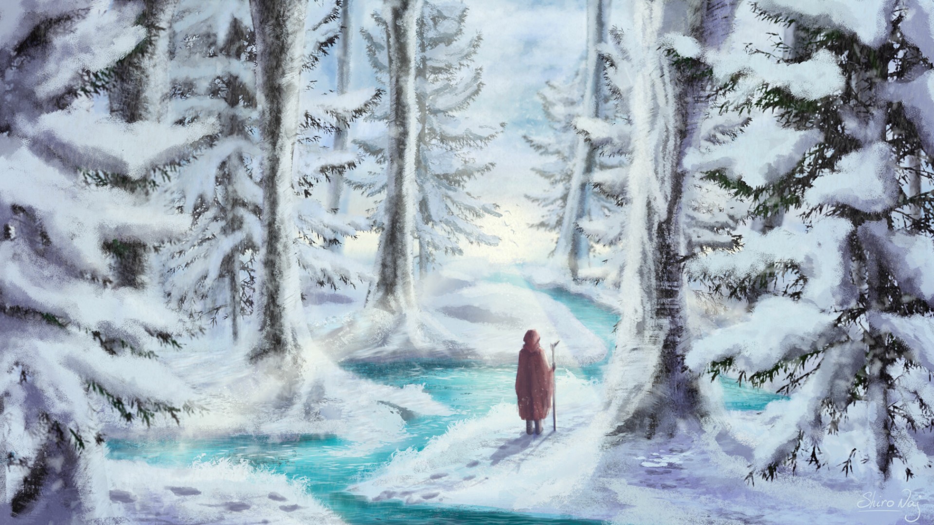 Free download wallpaper Winter, Artistic on your PC desktop