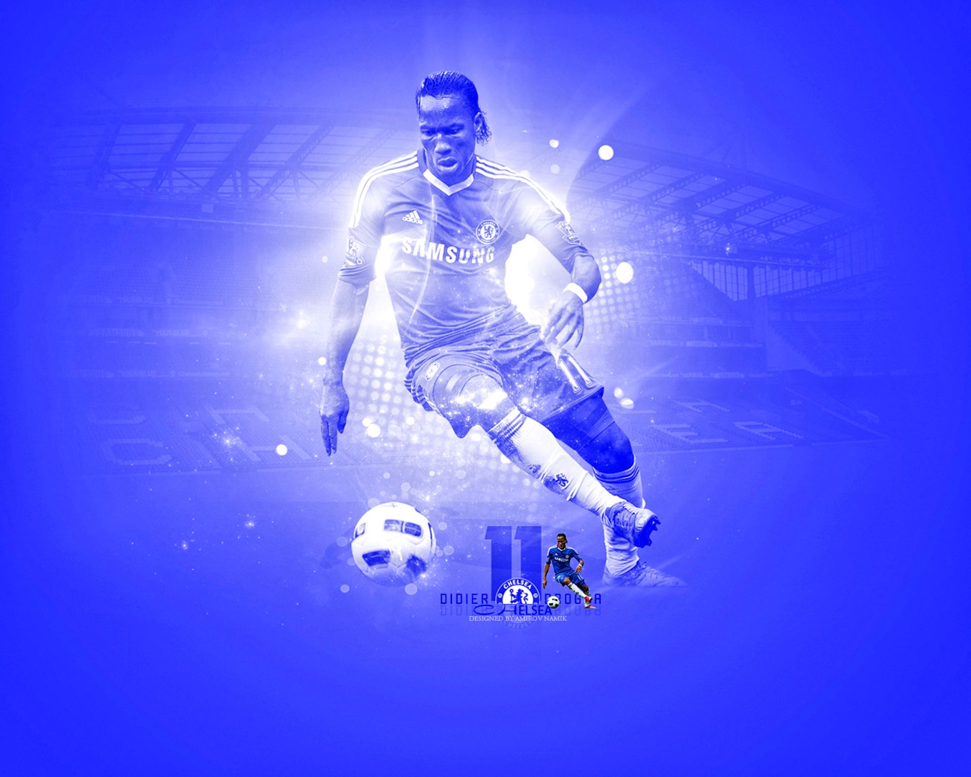Baixar papel de parede para celular de Esportes, Futebol, Didier Drogba, Chelsea Futebol Clube gratuito.
