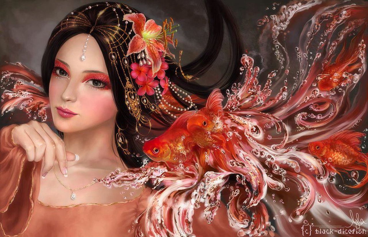 Free download wallpaper Fantasy, Oriental on your PC desktop