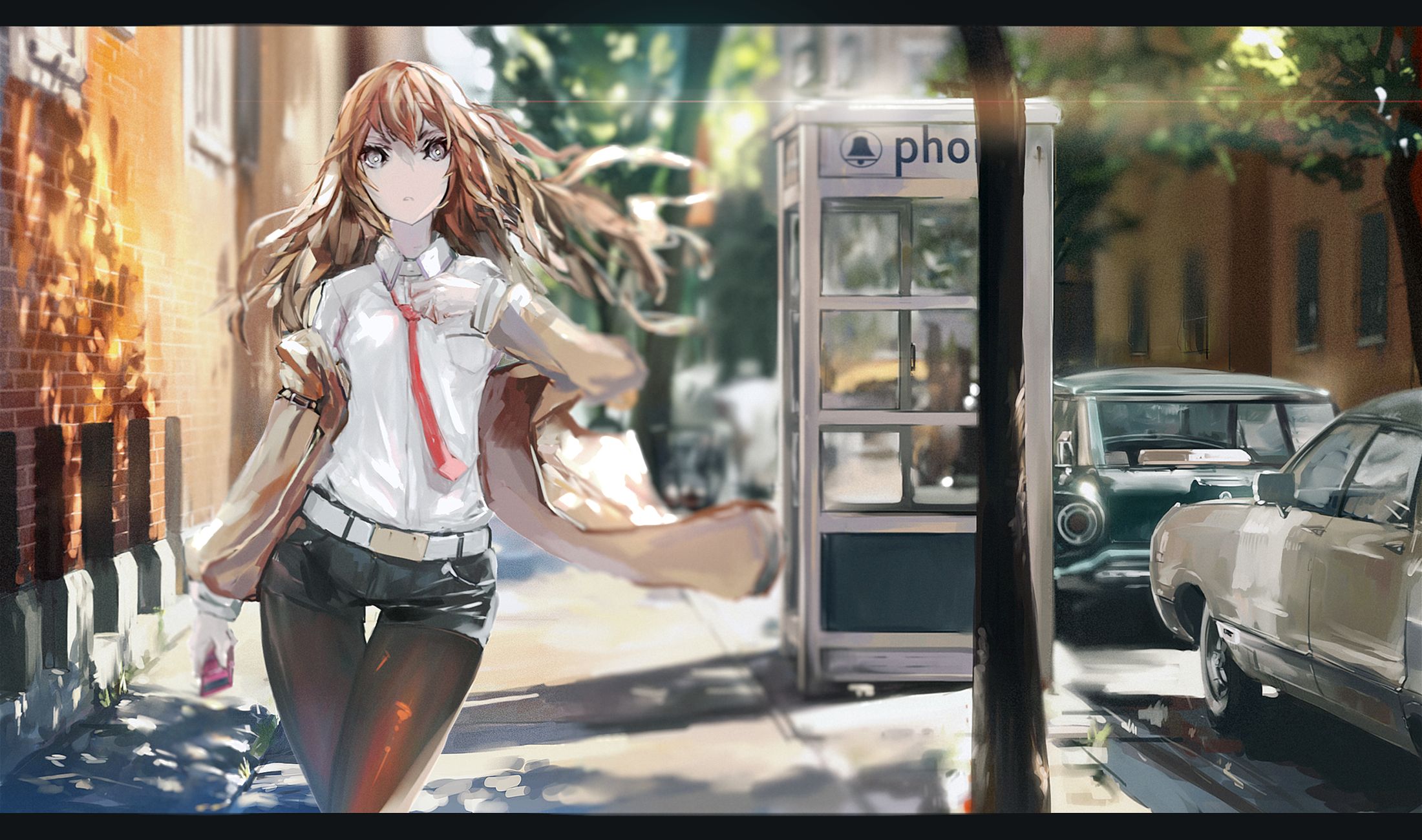 Laden Sie das Animes, Steins Gate-Bild kostenlos auf Ihren PC-Desktop herunter