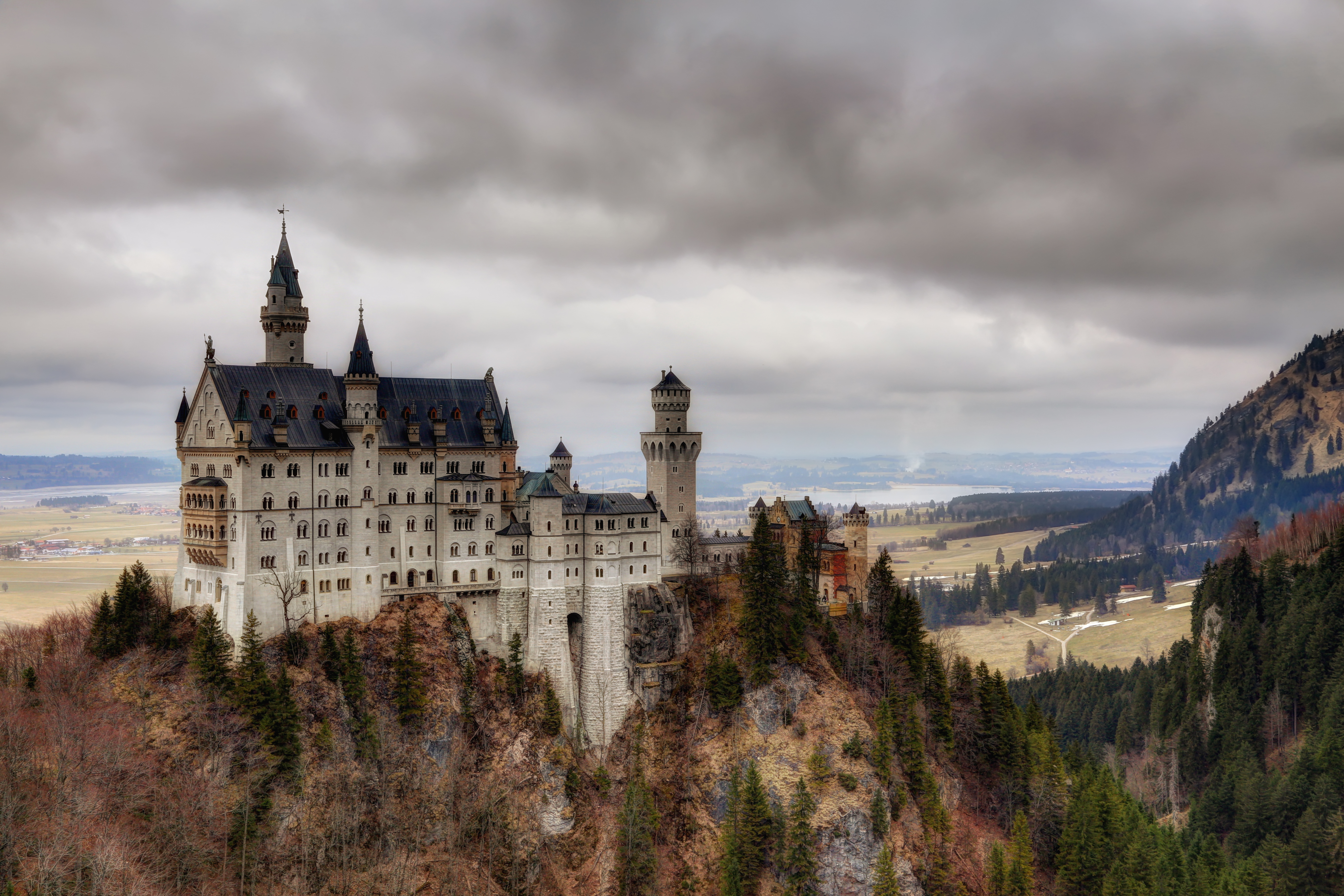 1523178 завантажити картинку створено людиною, замок нойшванштайн, баварія, падіння, німеччина, замки - шпалери і заставки безкоштовно