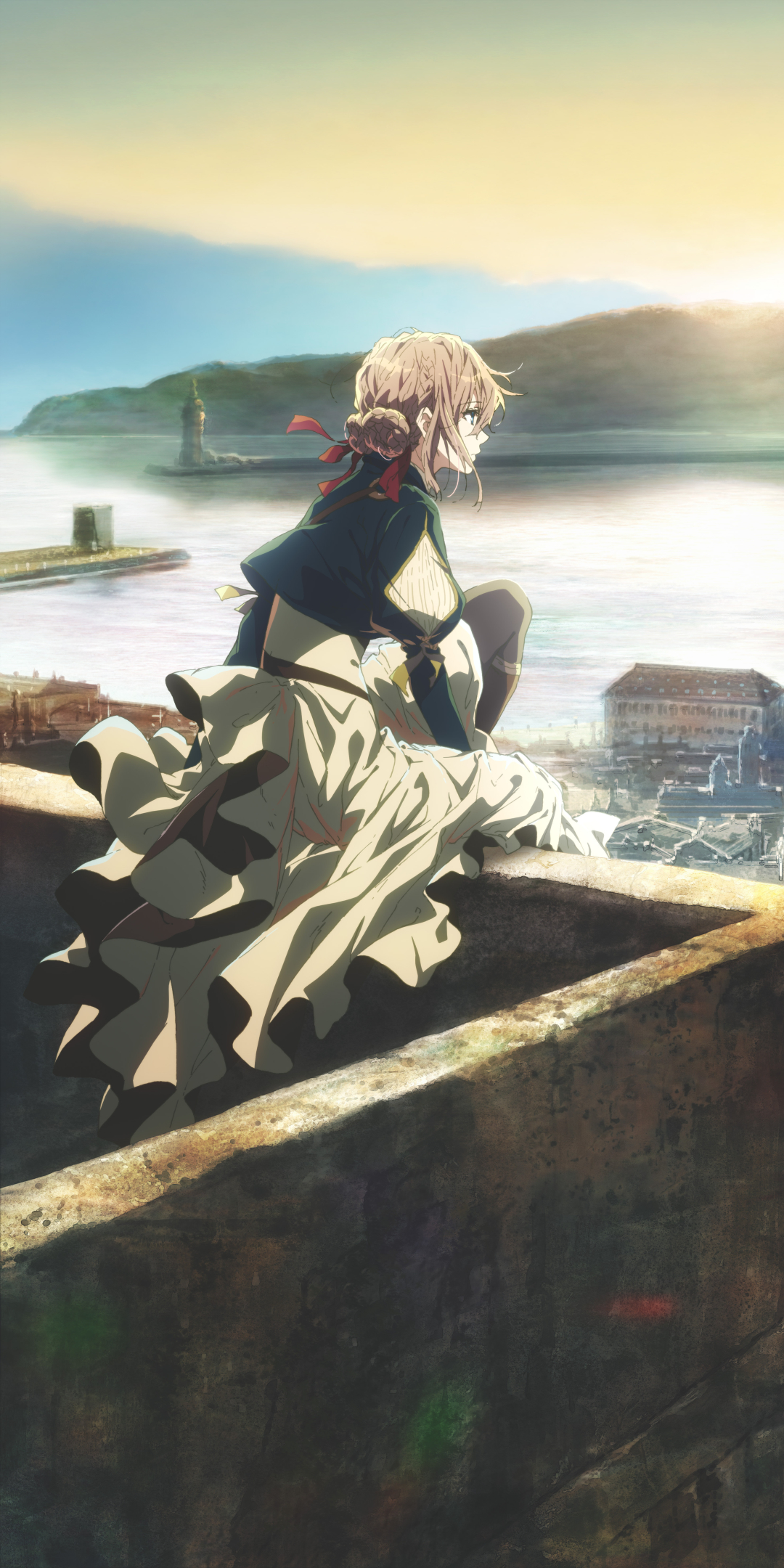 Handy-Wallpaper Kleid, Animes, Violet Evergarden (Charakter), Violet Evergarden kostenlos herunterladen.