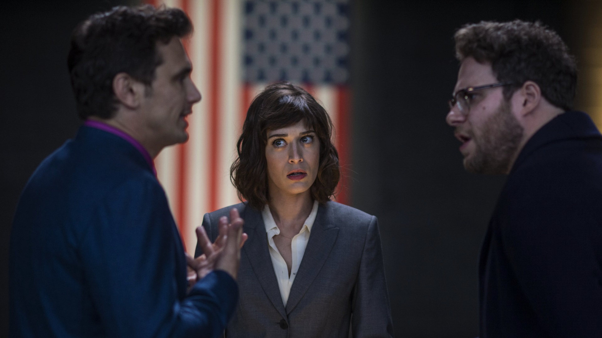 movie, the interview (2014), james franco, lizzy caplan, seth rogen