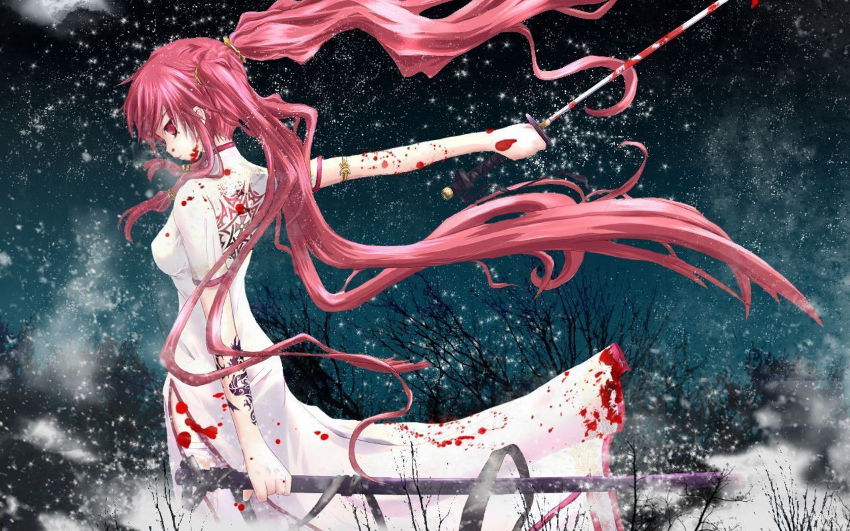 Free download wallpaper Anime, Blood, Original on your PC desktop