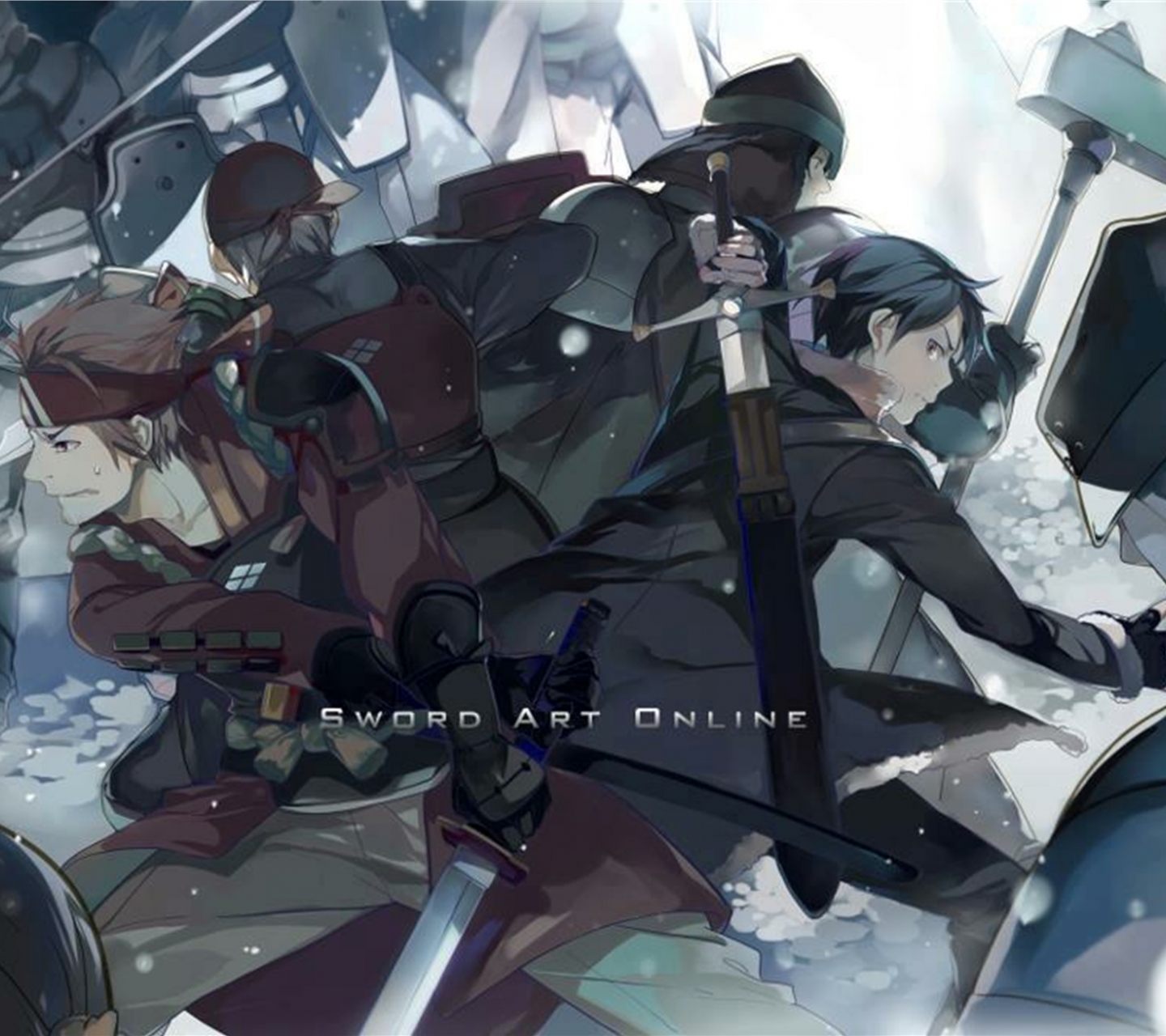 Free download wallpaper Anime, Sword Art Online, Kirito (Sword Art Online), Klein (Sword Art Online) on your PC desktop
