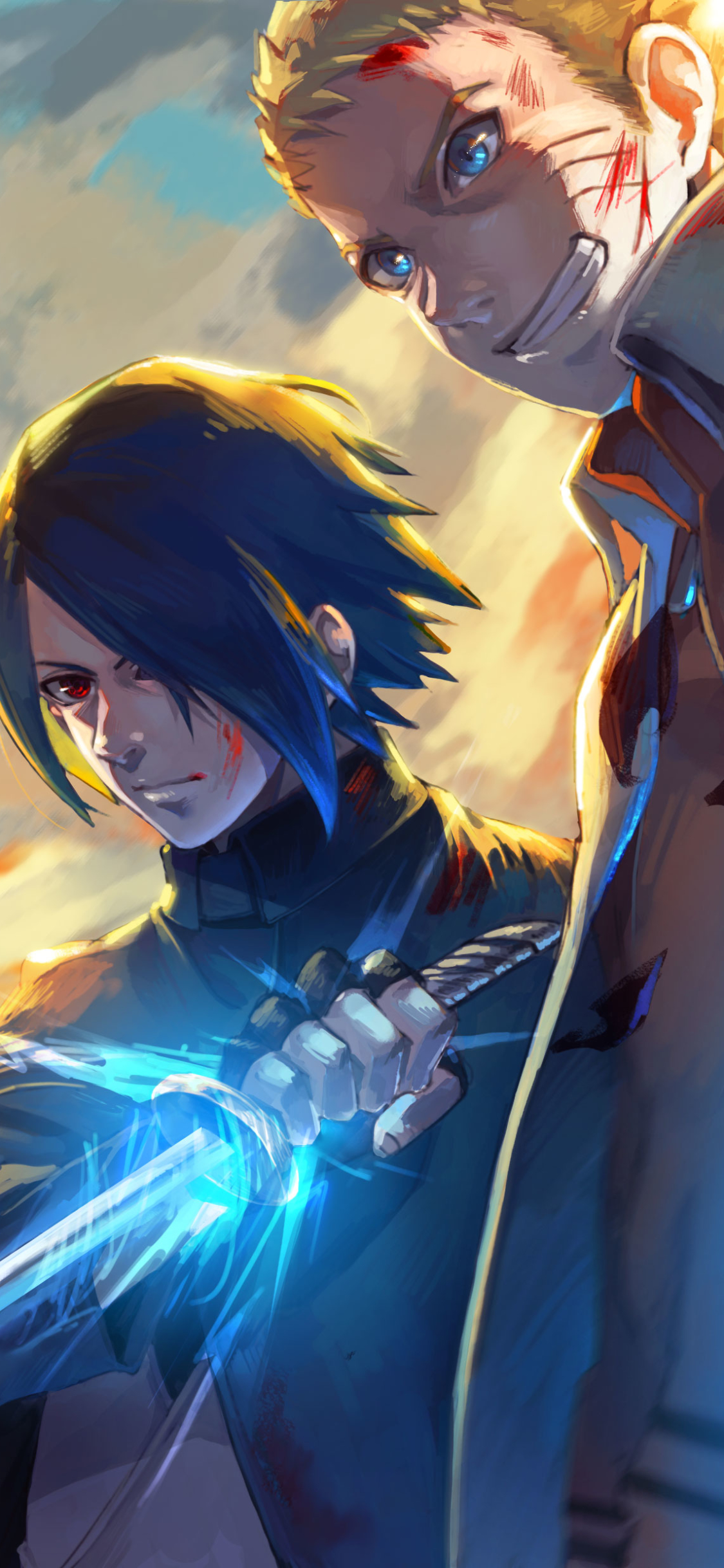 Download mobile wallpaper Anime, Naruto, Sasuke Uchiha, Naruto Uzumaki, Boruto for free.