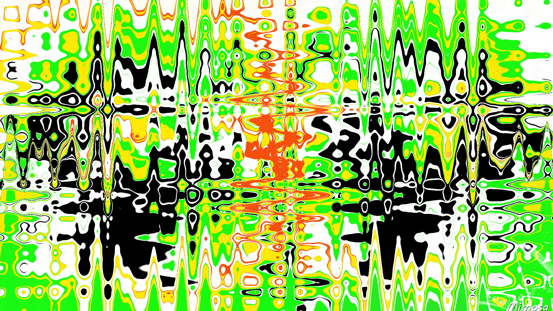 abstract, cool, colorful, distortion, green, ripple