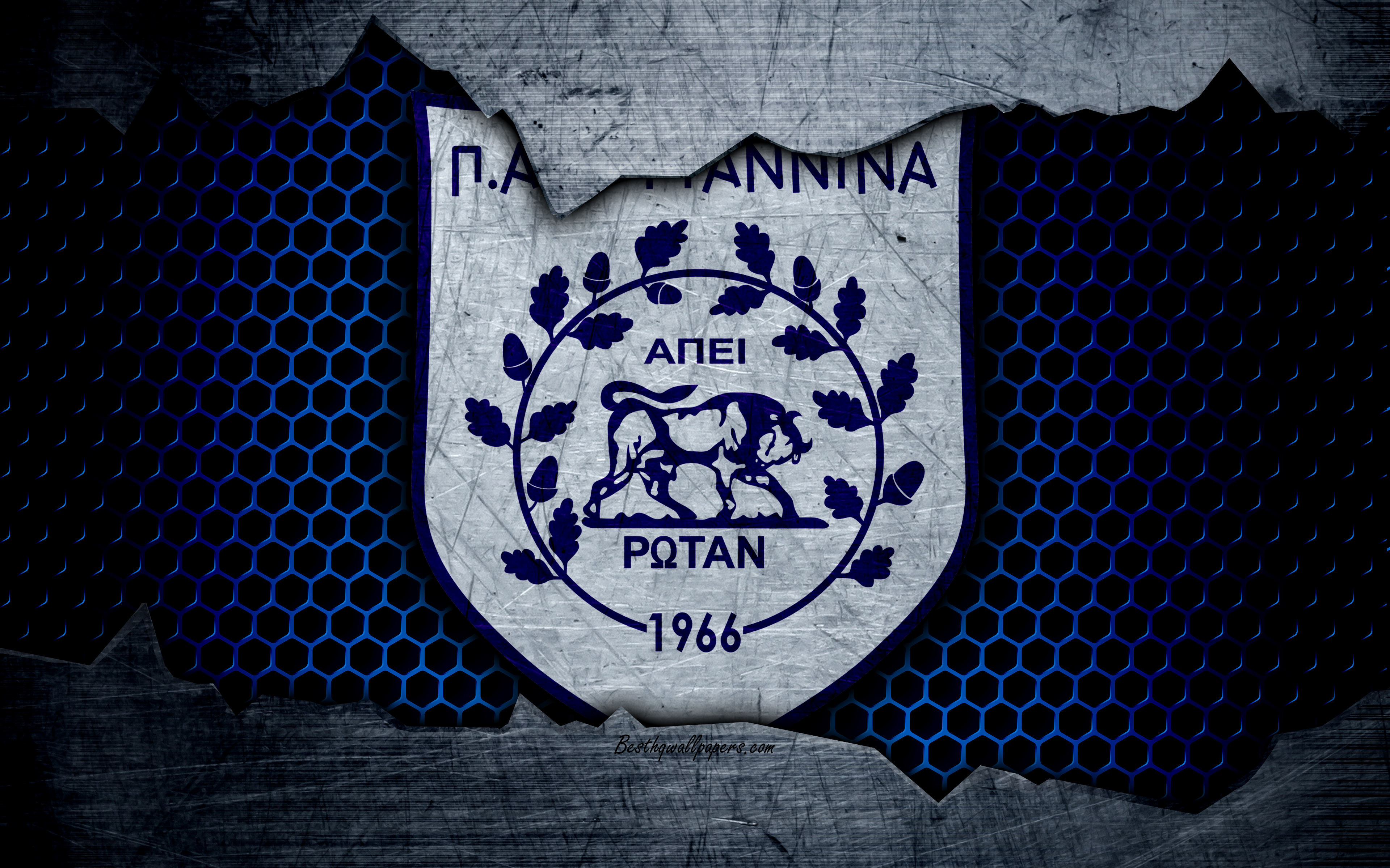 Download mobile wallpaper Sports, Logo, Emblem, Soccer, Pas Giannina F C for free.