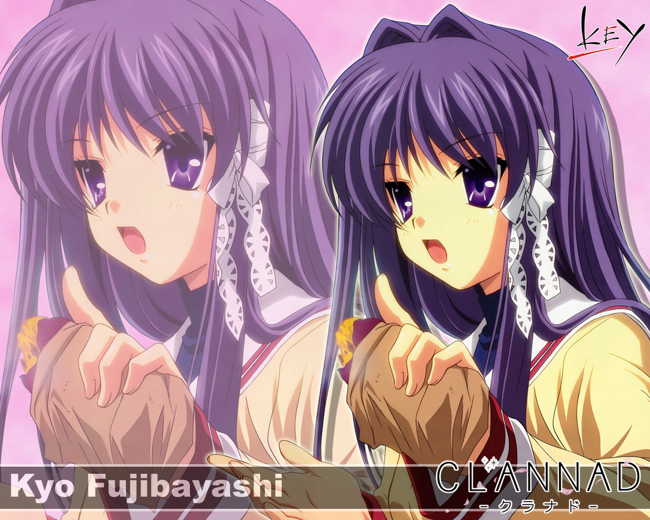 Laden Sie das Animes, Kyou Fujibayashi, Clannad-Bild kostenlos auf Ihren PC-Desktop herunter