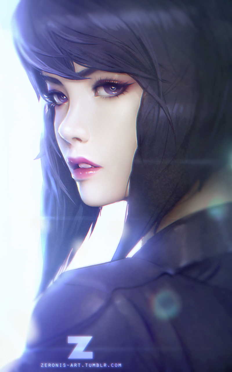 Descarga gratuita de fondo de pantalla para móvil de Animado, Fantasma En La Concha, Motoko Kusanagi.