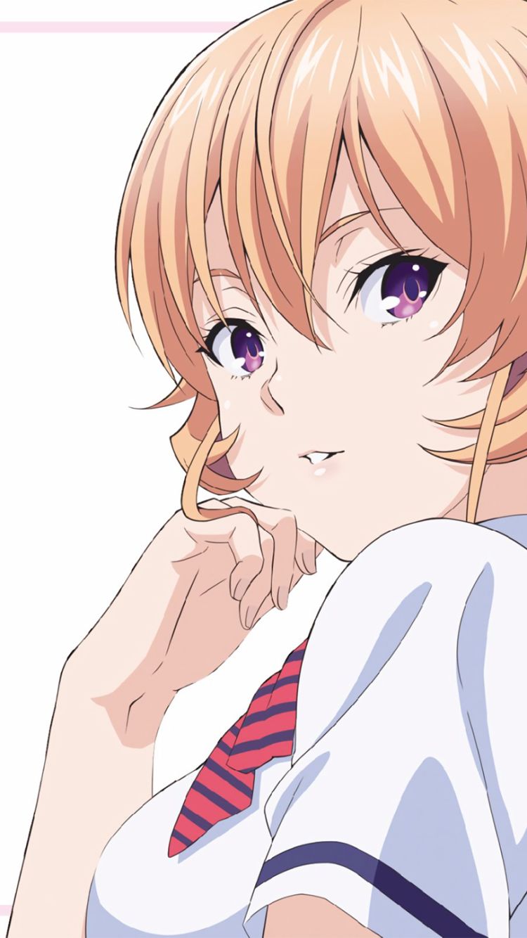 Handy-Wallpaper Animes, Shokugeki No Soma, Erina Nakiri, Essenskriege: Shokugeki No Soma kostenlos herunterladen.