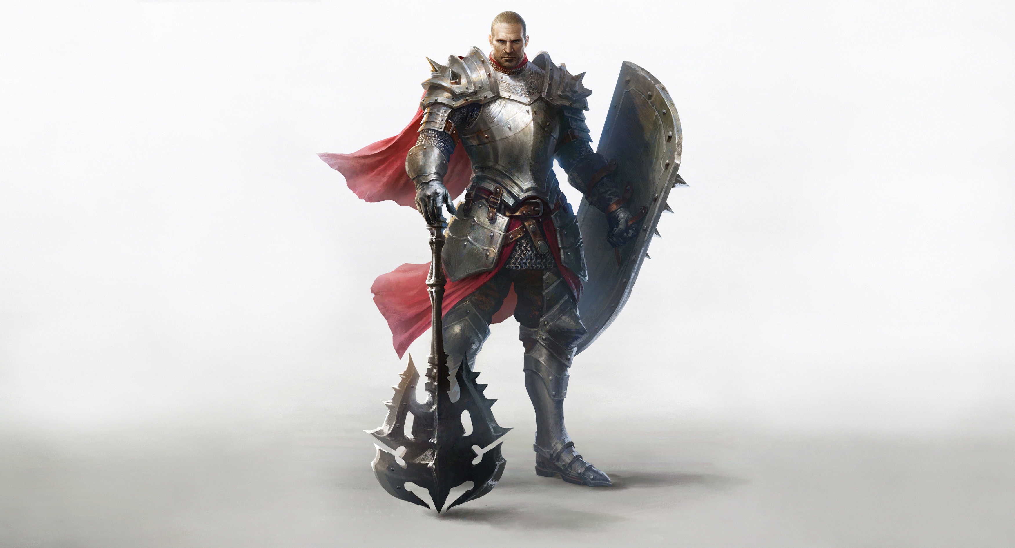 Free download wallpaper Weapon, Shield, Warrior, Knight, Armor, Video Game, Lineage on your PC desktop