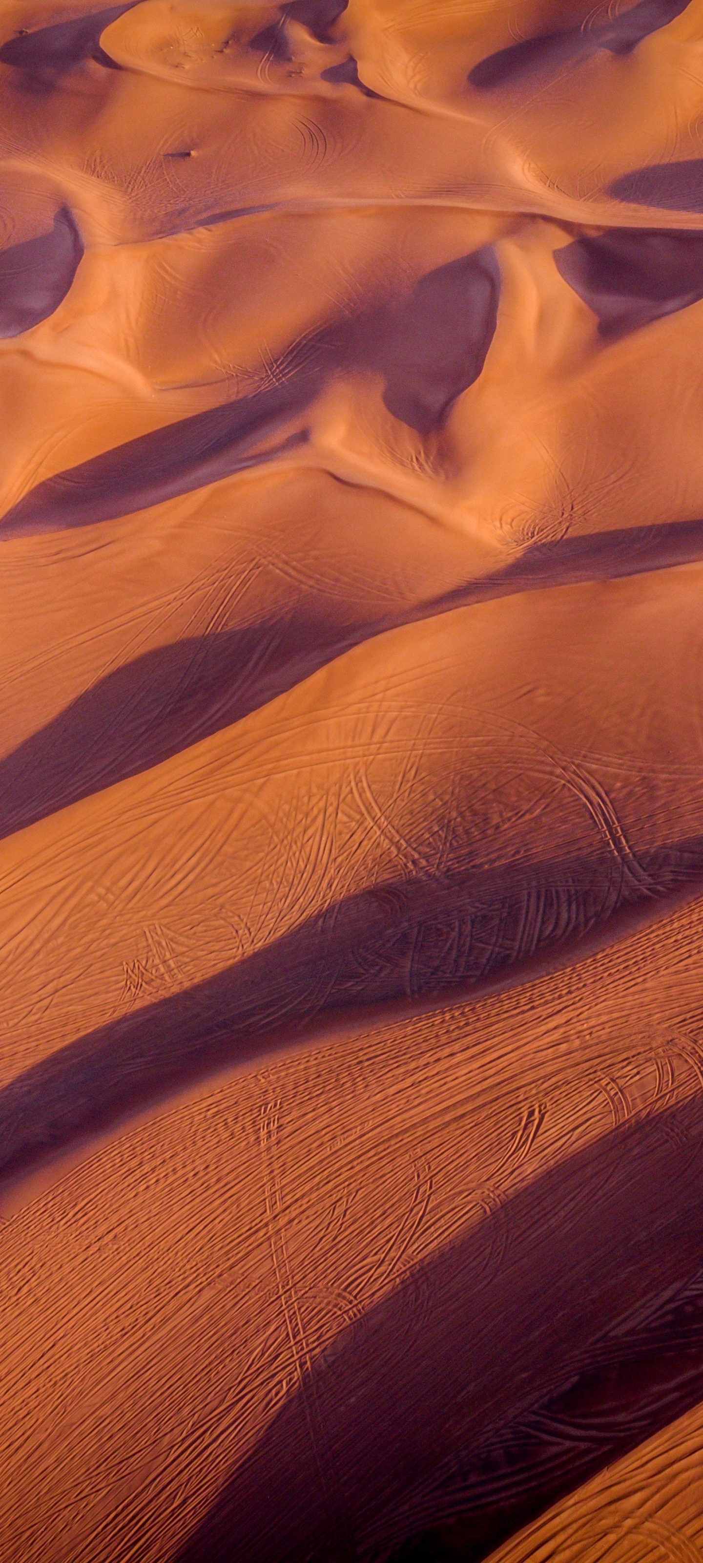 Download mobile wallpaper Nature, Sand, Desert, Earth, Aerial for free.