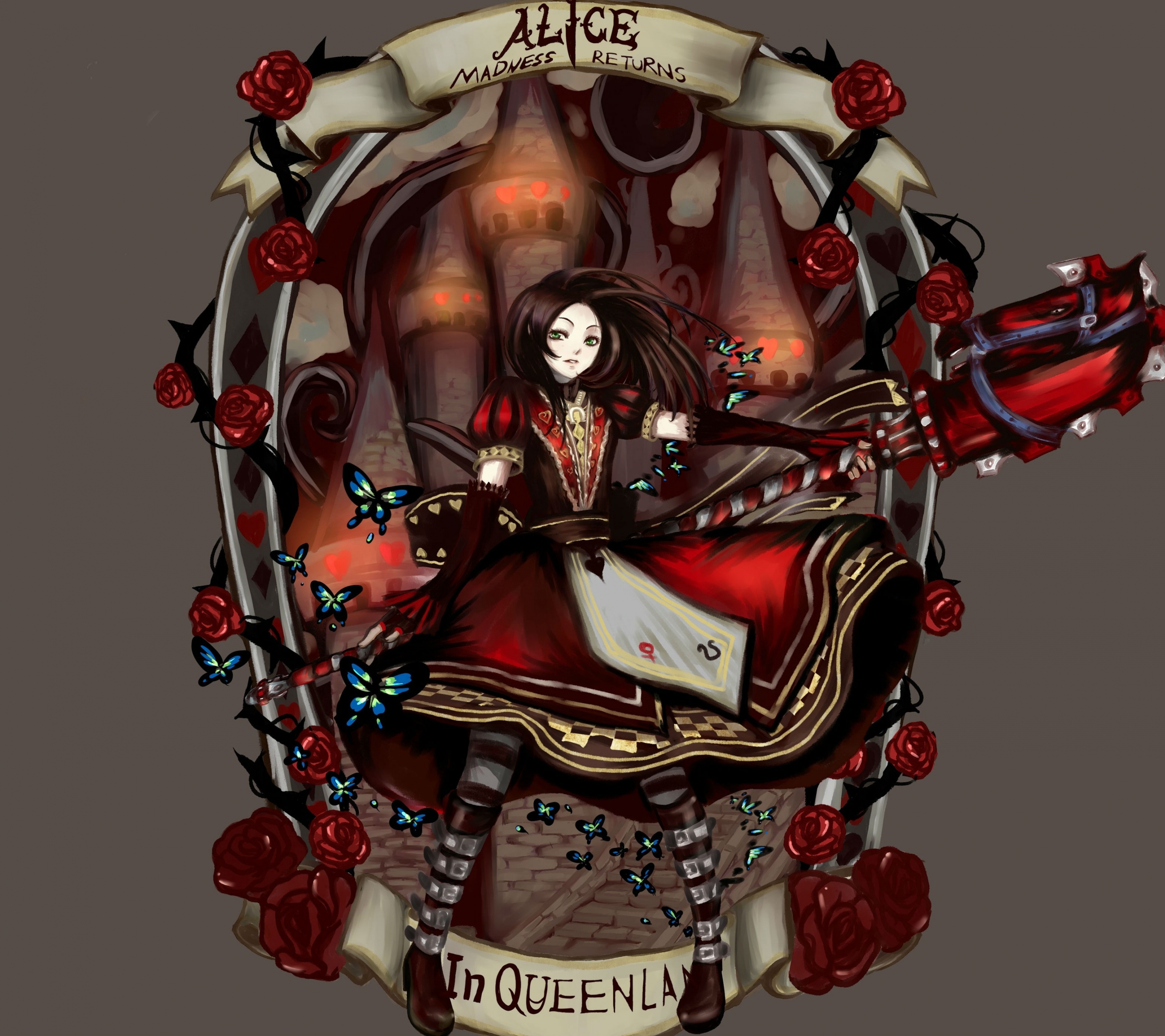 Téléchargez des papiers peints mobile Jeux Vidéo, Alice : Retour Au Pays De La Folie gratuitement.