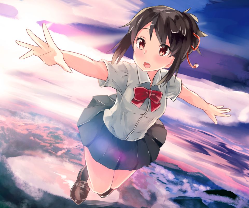 Descarga gratuita de fondo de pantalla para móvil de Animado, Kimi No Na Wa, Mitsuha Miyamizu.