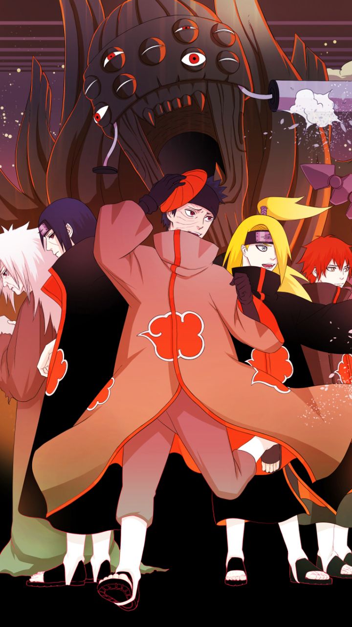 Baixar papel de parede para celular de Anime, Naruto, Itachi Uchiha, Akatsuki (Naruto), Dor (Naruto), Konan (Naruto), Sasori (Naruto), Deidara (Naruto), Madara Uchiha, Obito Uchiha, Kisame Hoshigaki, Zetsu (Naruto), Kakuzu (Naruto) gratuito.