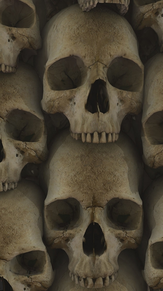 Download mobile wallpaper Dark, Skull for free.