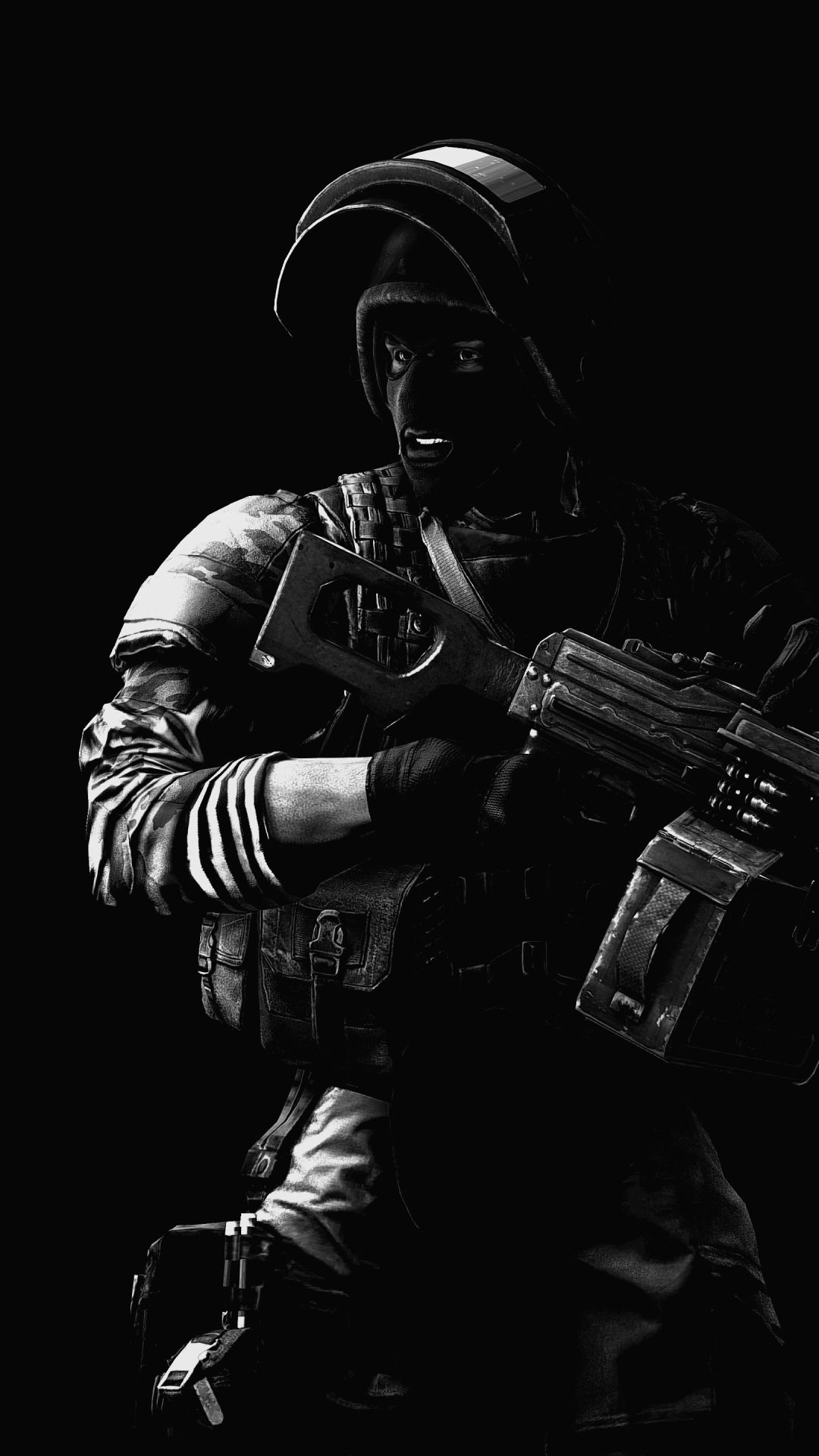 Handy-Wallpaper Schlachtfeld, Soldat, Computerspiele, Maschinengewehr, Battlefield 4 kostenlos herunterladen.