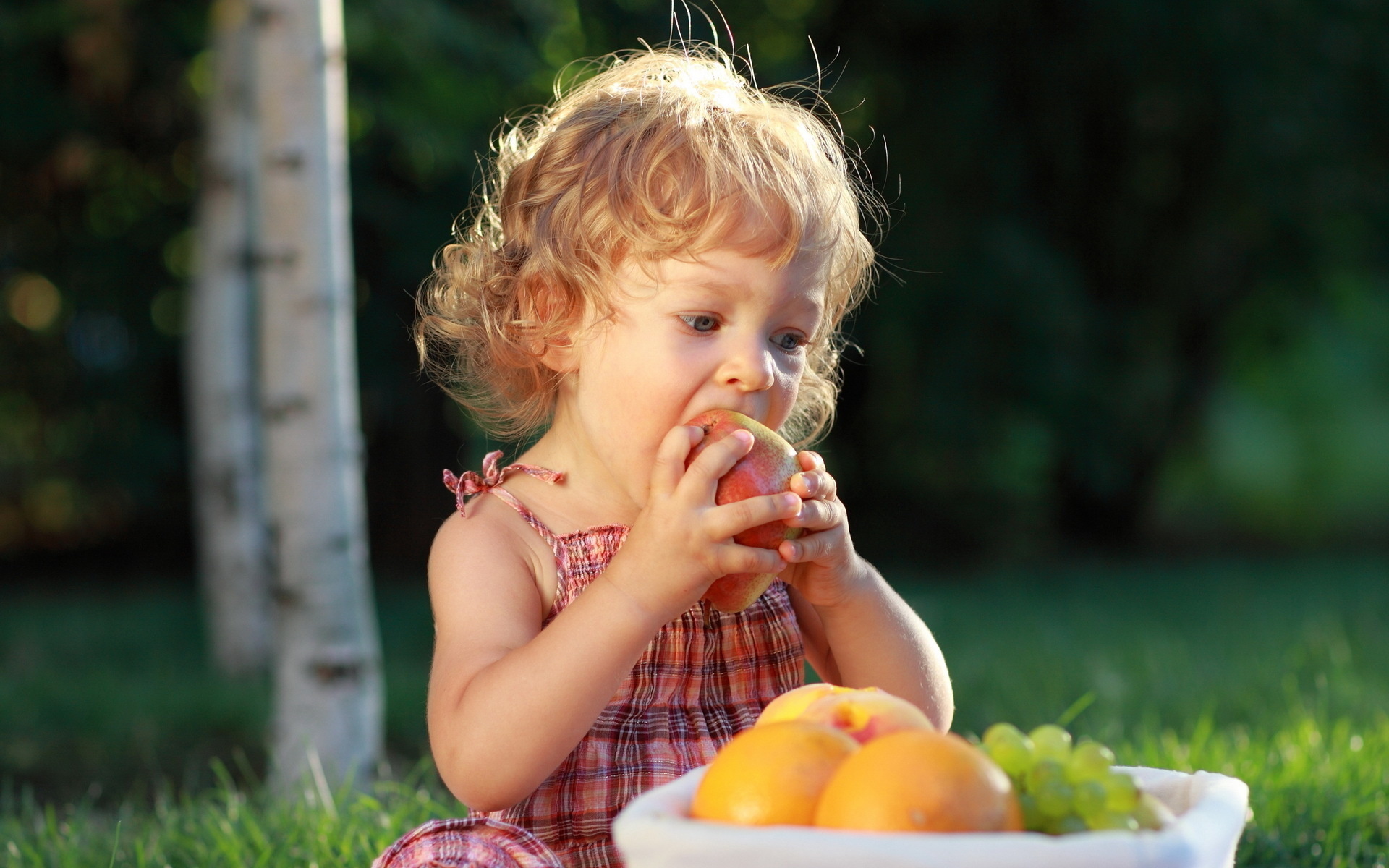 children, people, fruits, food 1080p