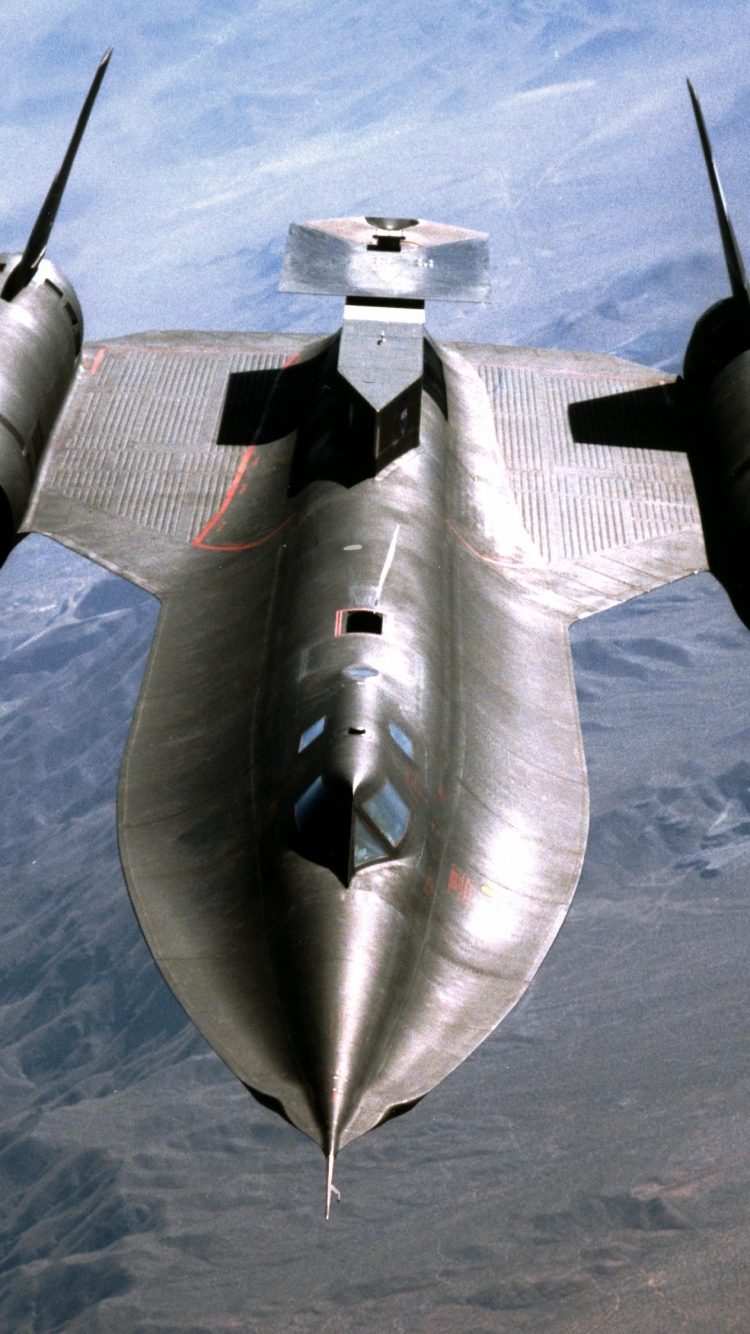 Download mobile wallpaper Lockheed Sr 71 Blackbird, Military Aircraft, Military for free.