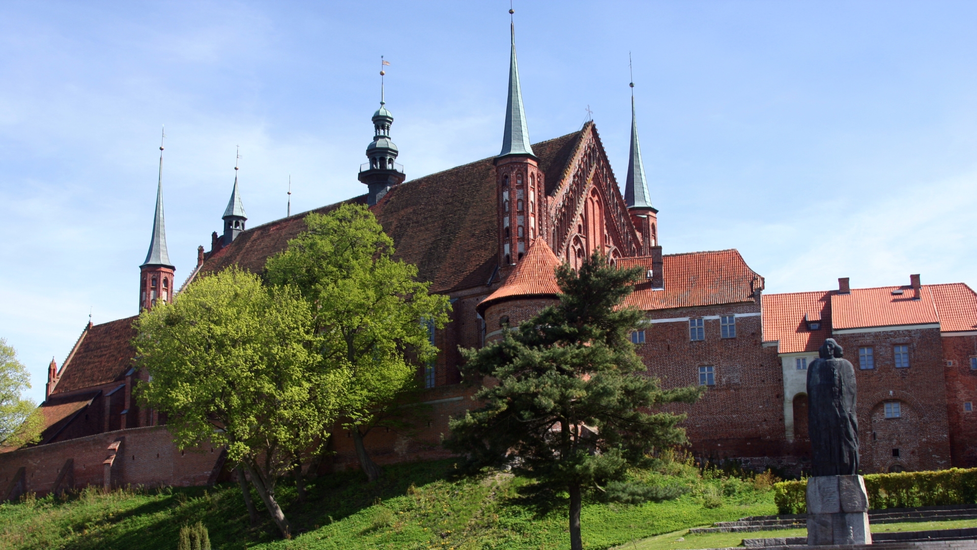 329716 baixar papel de parede religioso, catedral de frombork - protetores de tela e imagens gratuitamente
