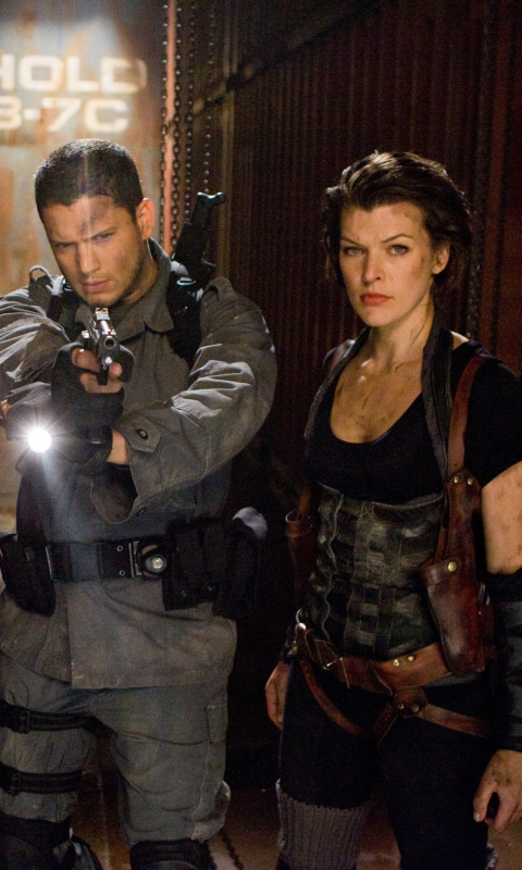 Download mobile wallpaper Resident Evil, Milla Jovovich, Wentworth Miller, Movie, Resident Evil: Afterlife for free.
