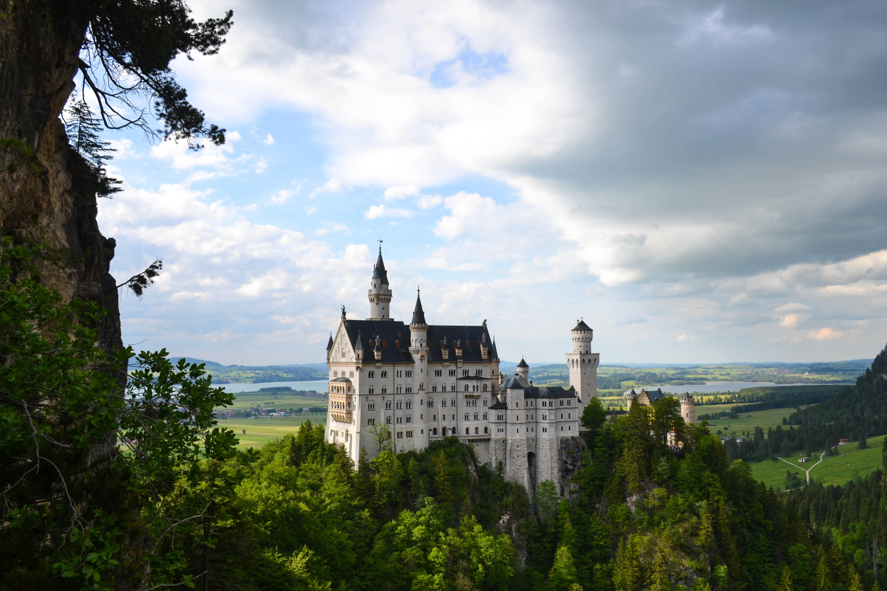 Laden Sie das Schlösser, Schloss Neuschwanstein, Menschengemacht-Bild kostenlos auf Ihren PC-Desktop herunter