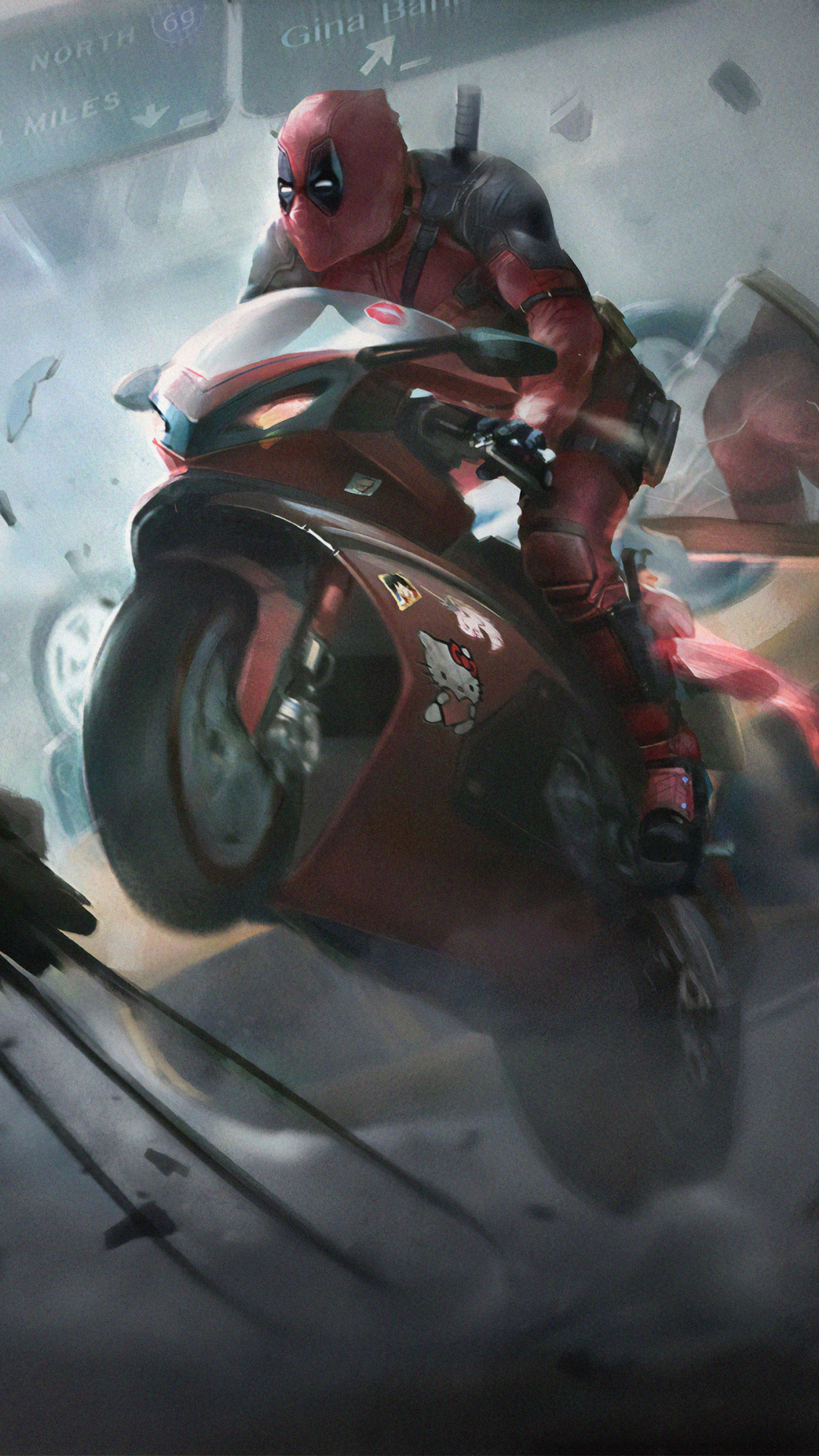 Handy-Wallpaper Deadpool, Comics kostenlos herunterladen.