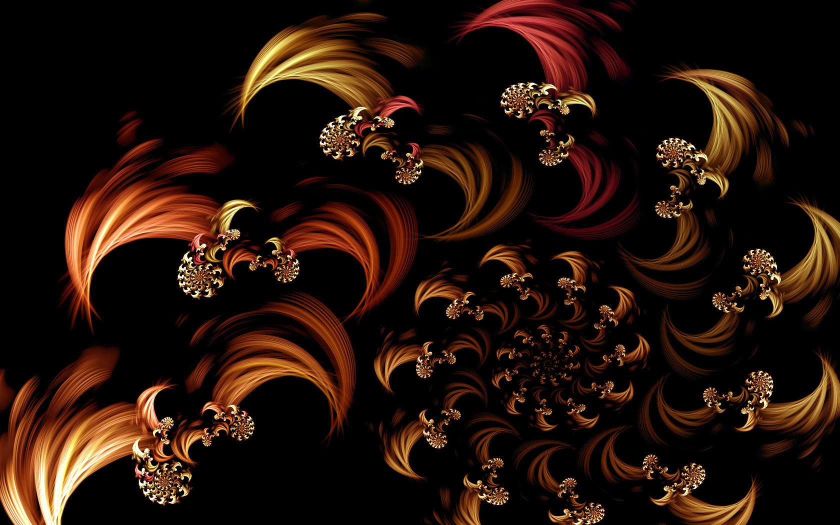 Download mobile wallpaper Shapes, Cgi, Fractal, Colors, Abstract for free.