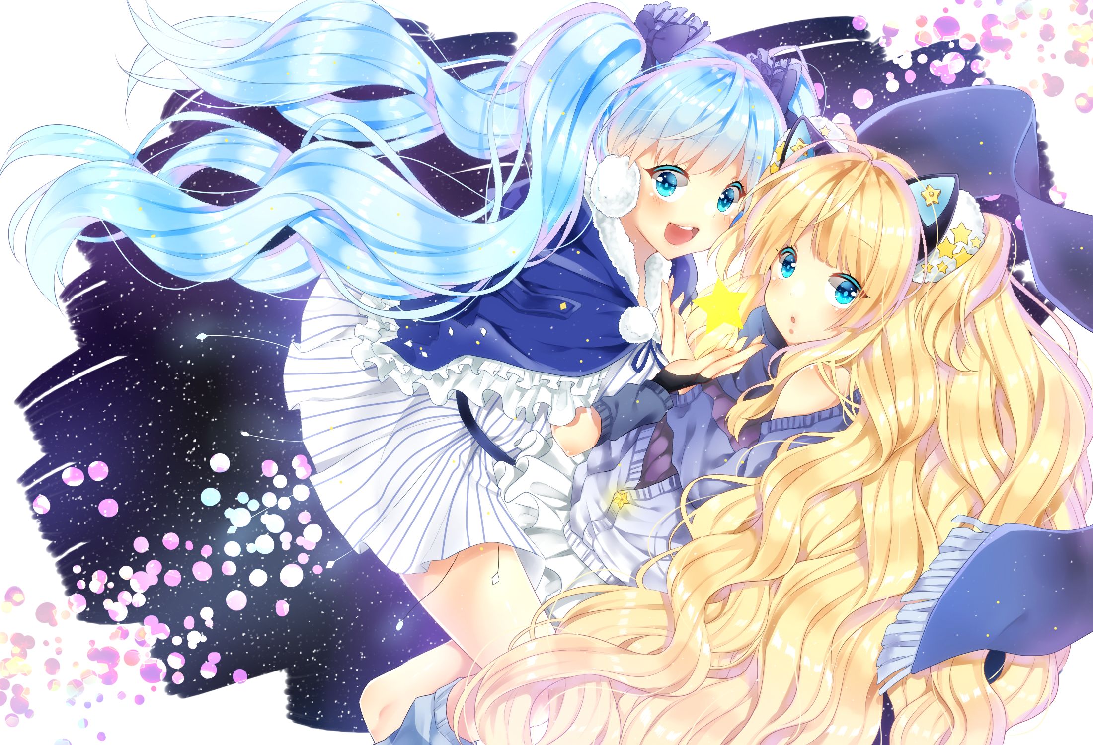 Free download wallpaper Anime, Vocaloid, Hatsune Miku, Seeu (Vocaloid) on your PC desktop