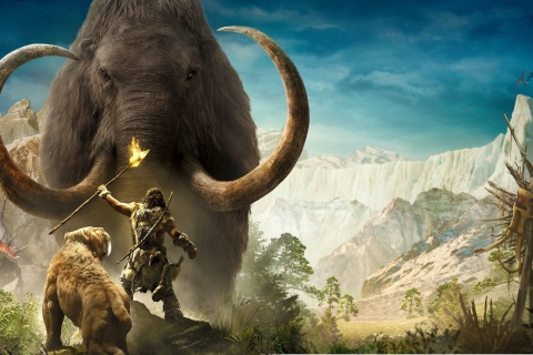 Download mobile wallpaper Mammoth, Video Game, Far Cry, Far Cry Primal for free.