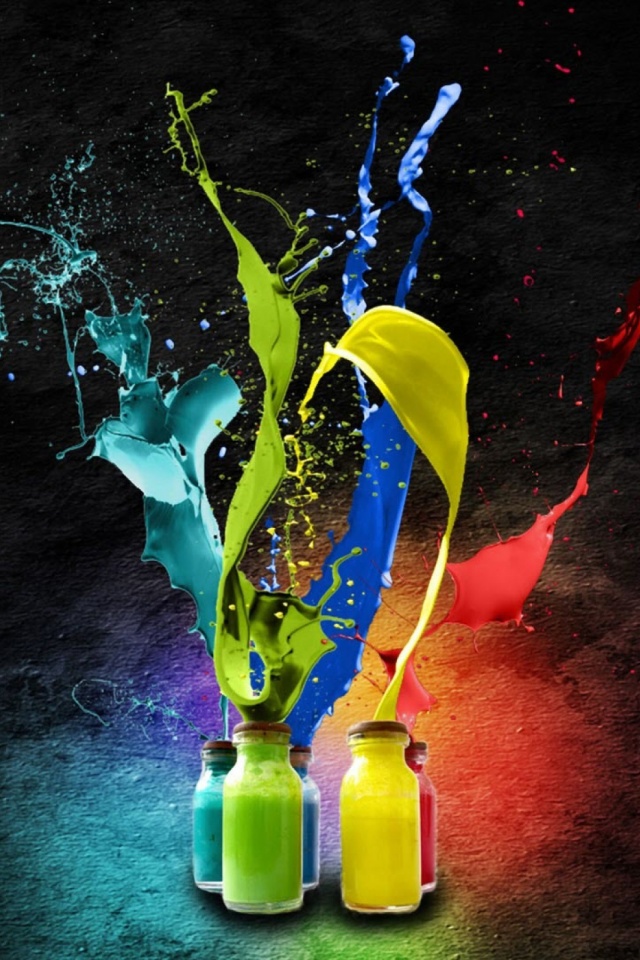 Download mobile wallpaper Paint, Colors, Artistic for free.