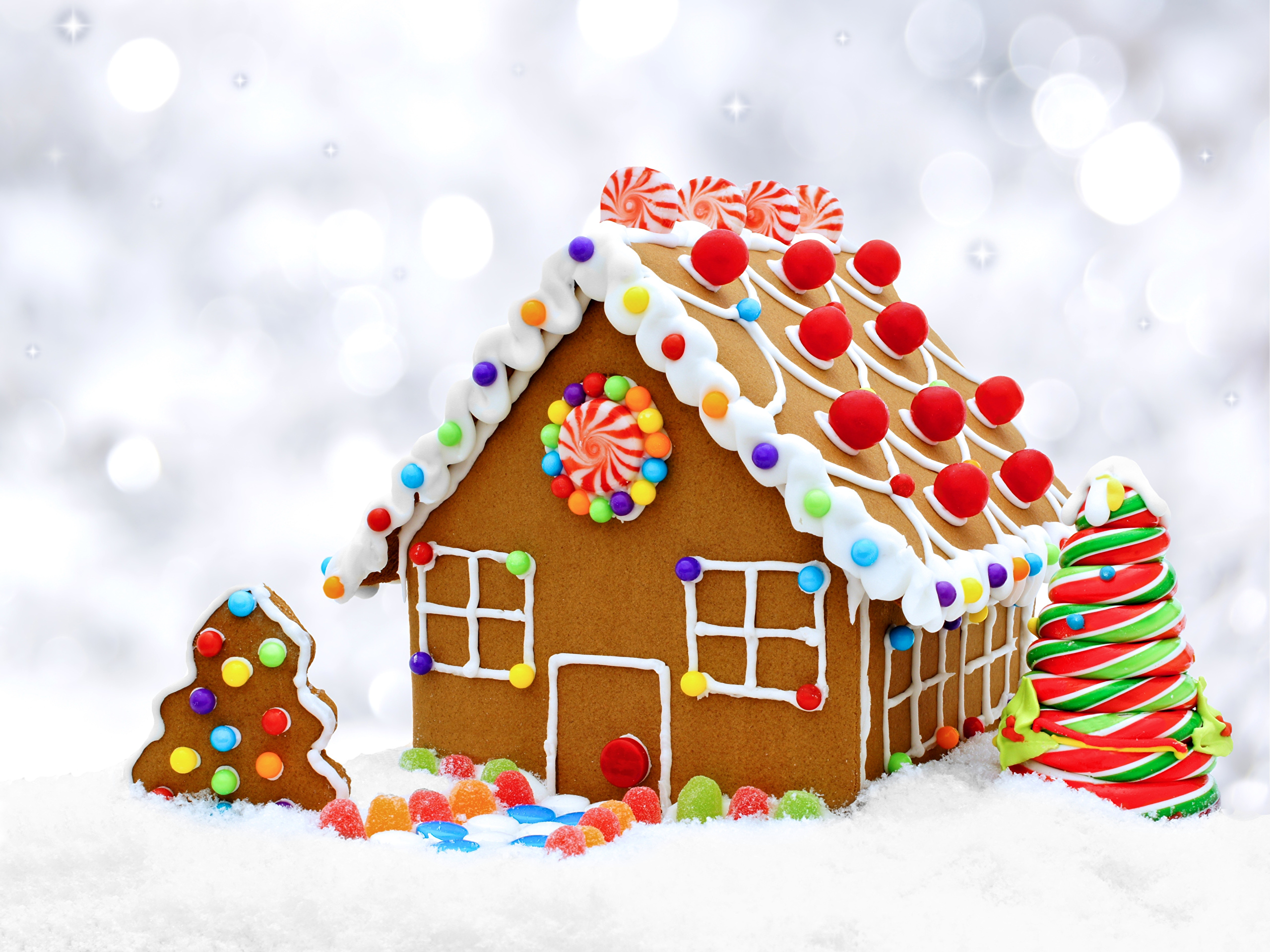 Téléchargez des papiers peints mobile Noël, Vacances, Maison, Pain D'épice gratuitement.