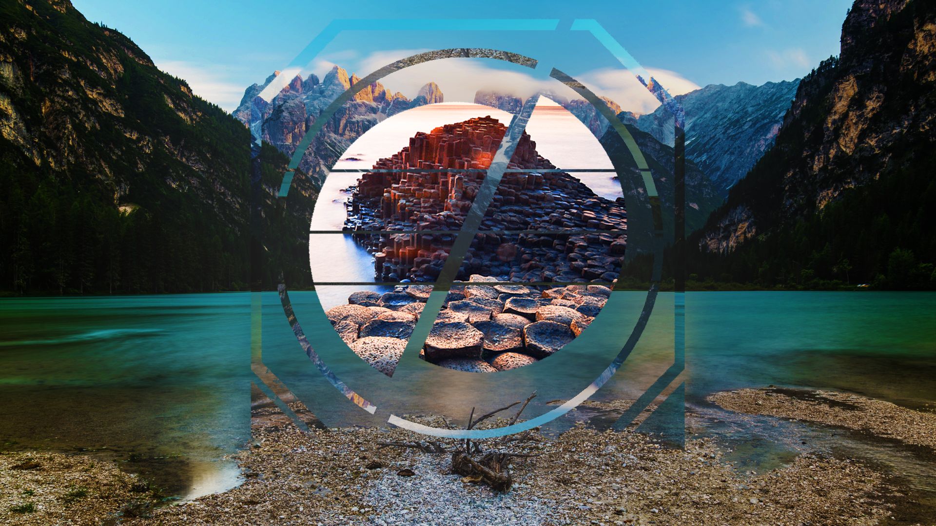Laden Sie das Landschaft, See, Künstlerisch, Polyscape-Bild kostenlos auf Ihren PC-Desktop herunter