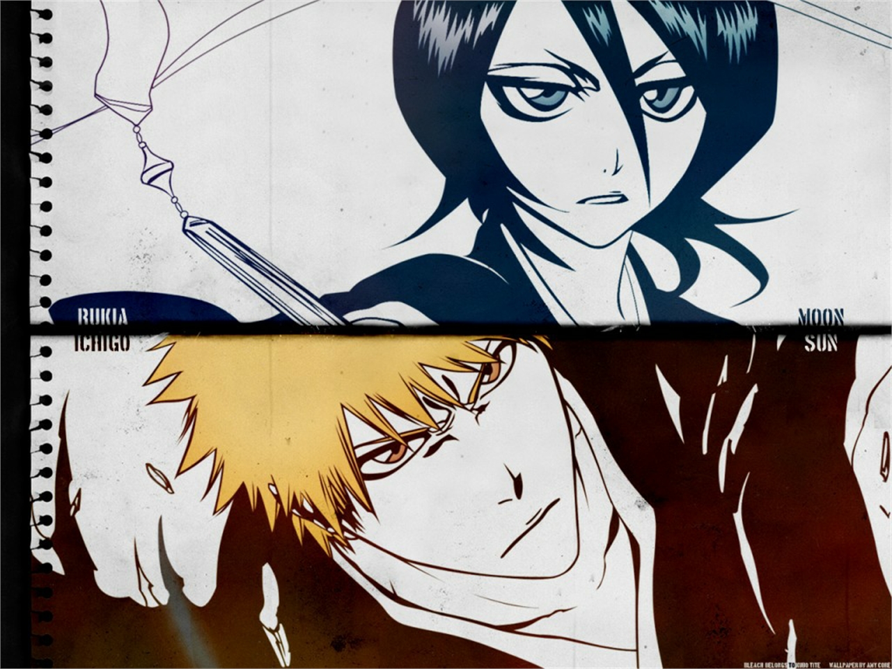 Descarga gratuita de fondo de pantalla para móvil de Animado, Rukia Kuchiki, Bleach: Burîchi, Ichigo Kurosaki.