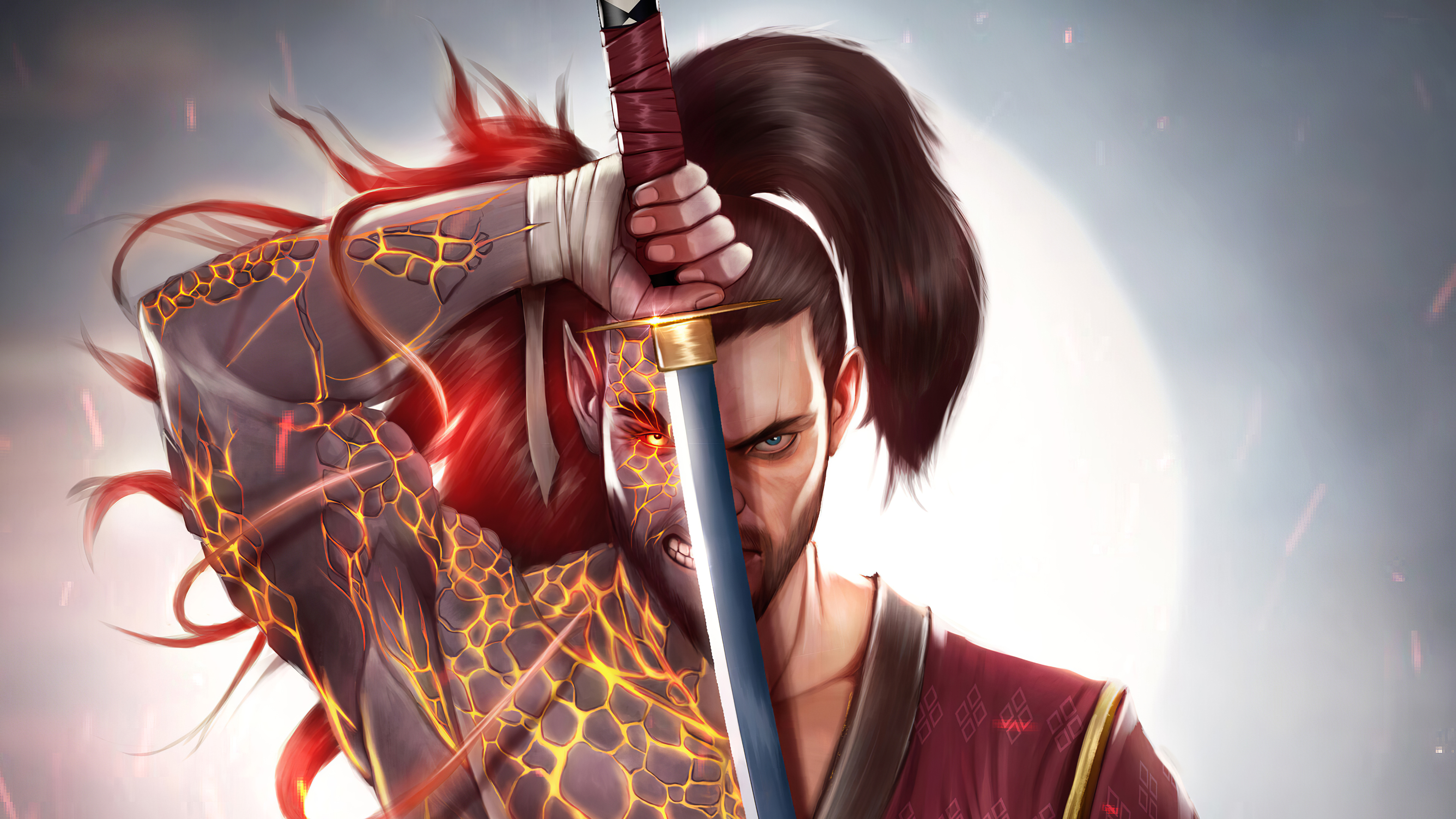 Baixe gratuitamente a imagem Fantasia, Guerreiro, Samurai na área de trabalho do seu PC